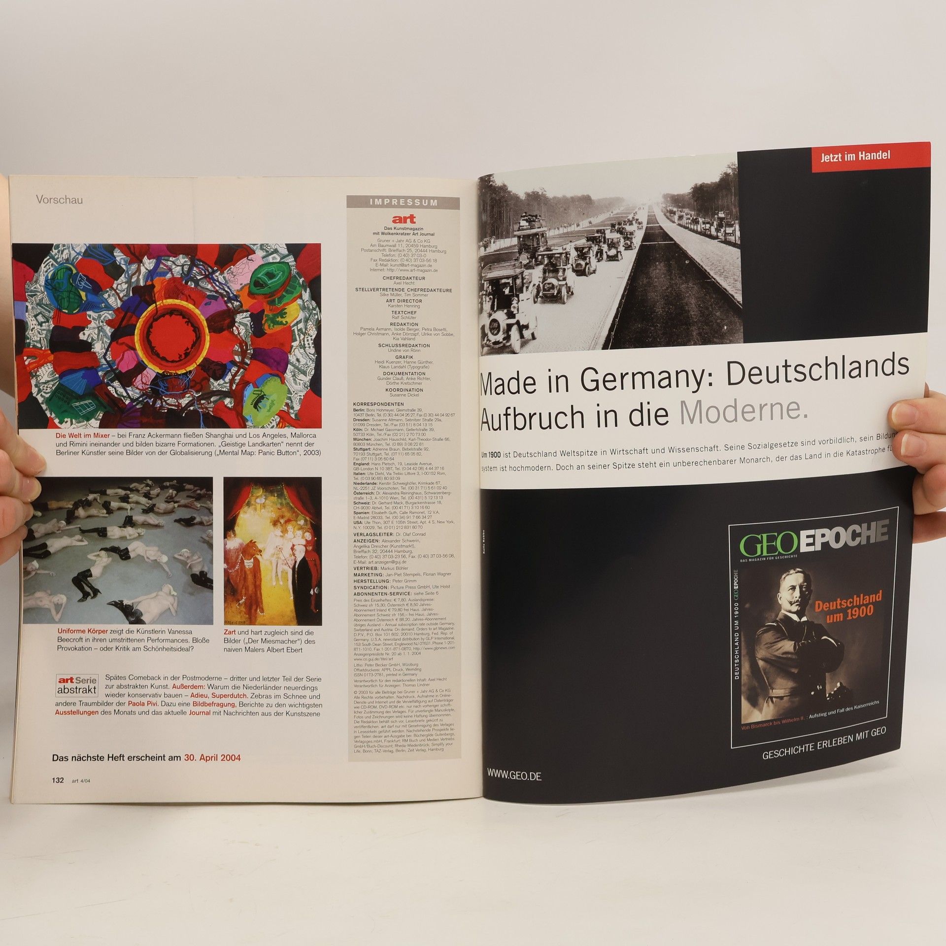 kolektiv Art. Das Kunstmagazin 4/2004