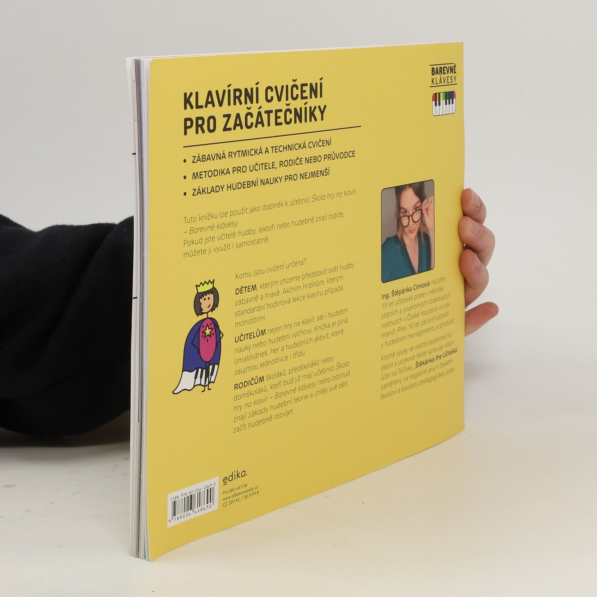Štěpánka Cimlová Klavírní cvičení pro začátečníky