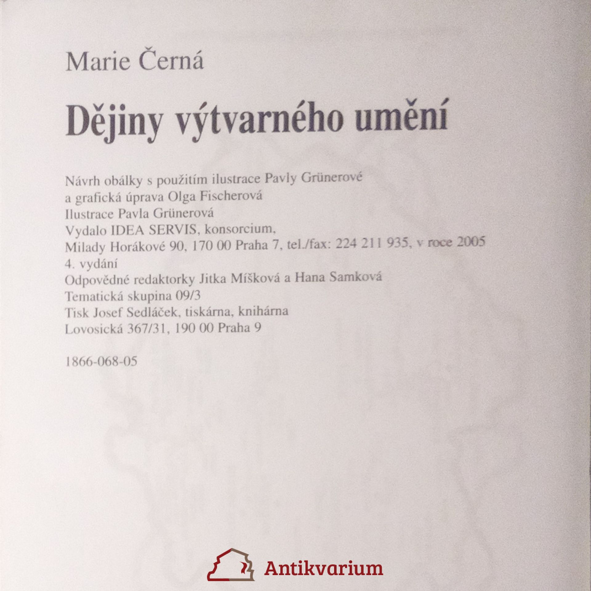 Marie Černá Dějiny výtvarného umění