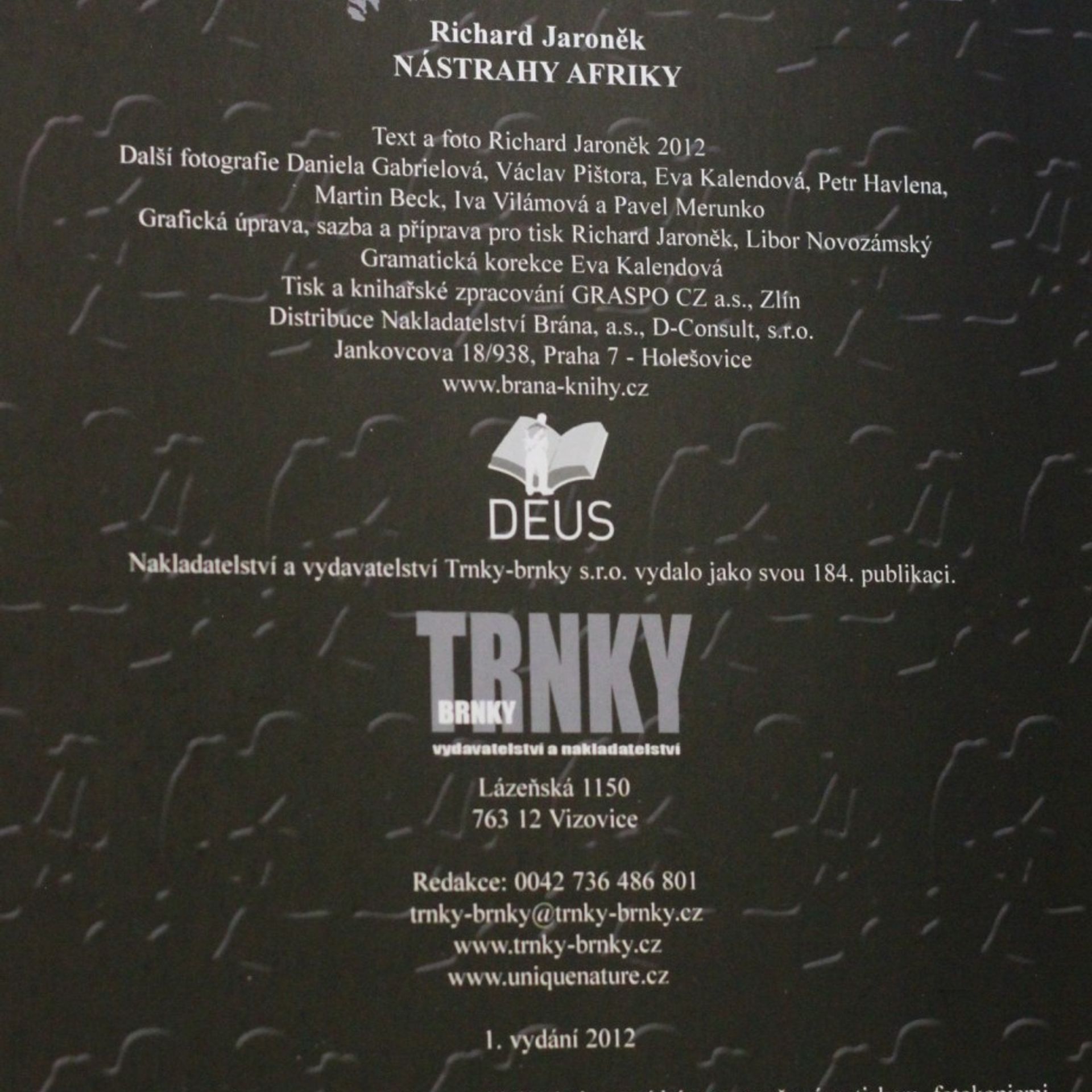 Richard Jaroněk Nástrahy Afriky