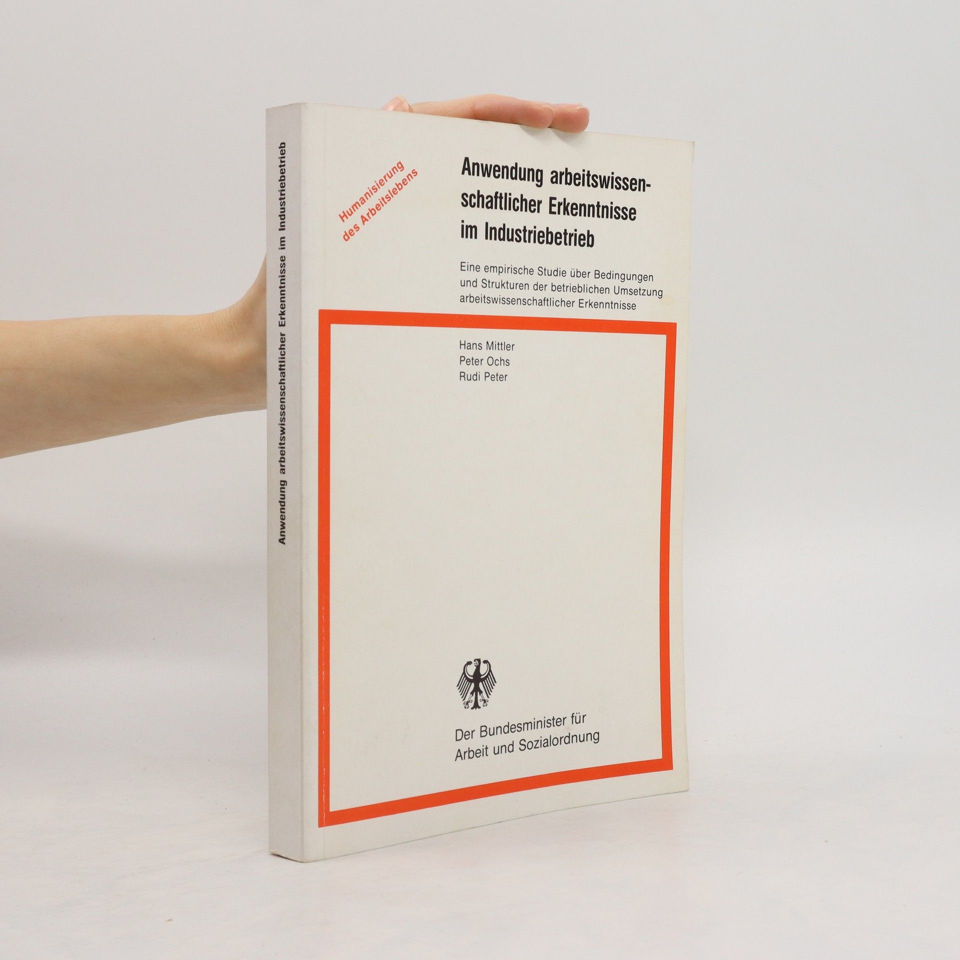 Auteurscollectief Anwendung arbeitswissen-schaftlicher Erkenntnisse im Industriebetrieb
