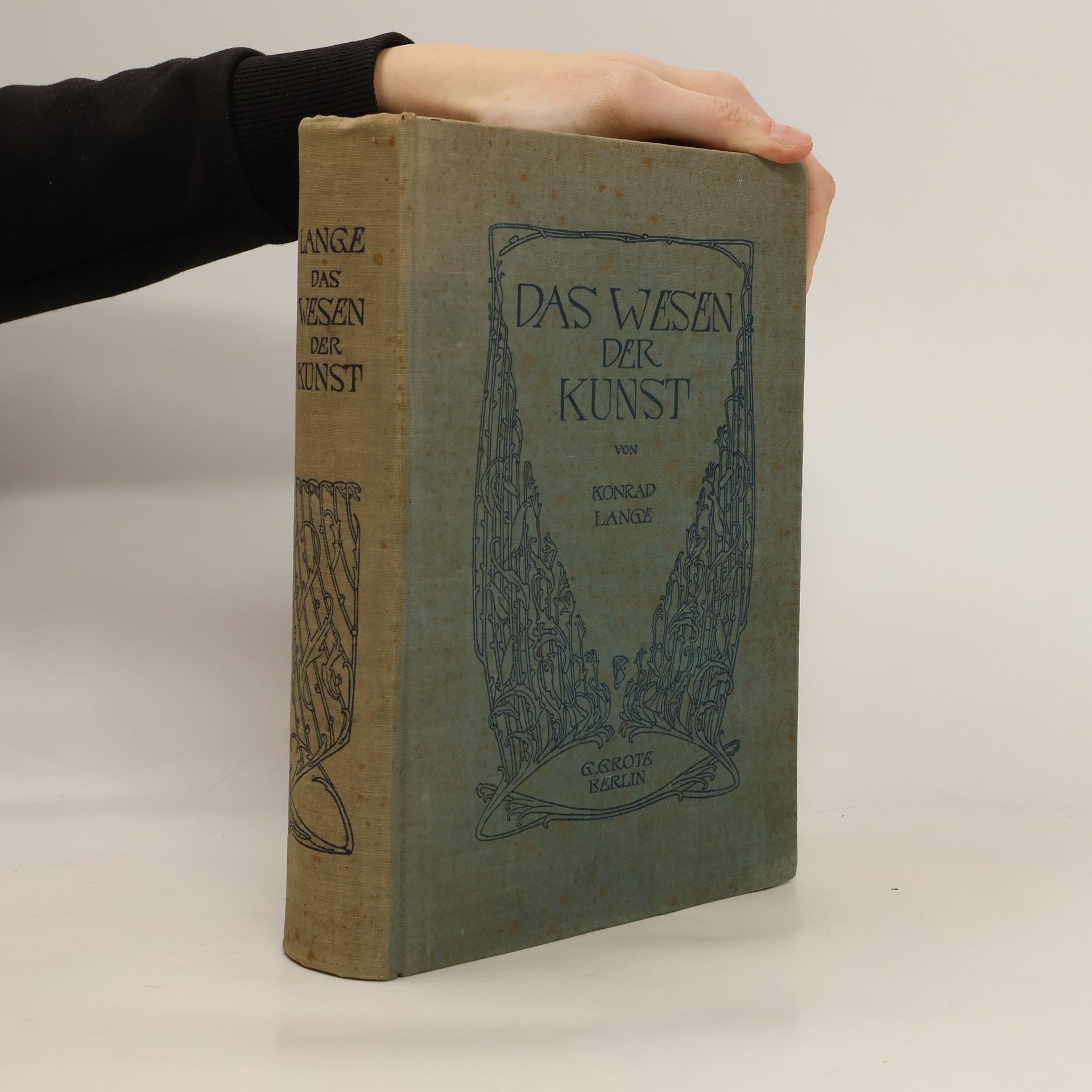 Konrad Lange Das wesen der Kunst