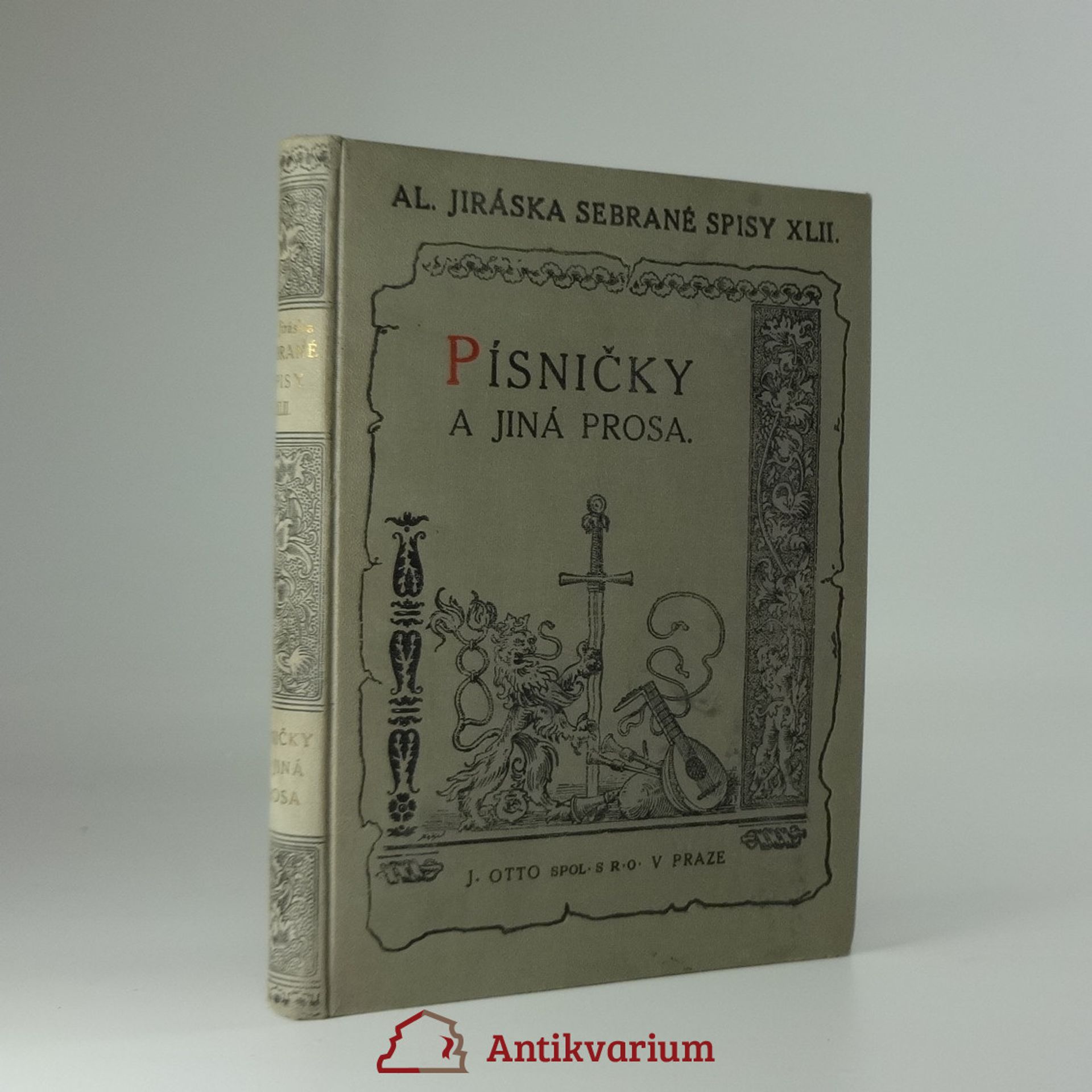 Alois Jirásek Písničky a jiná prosa