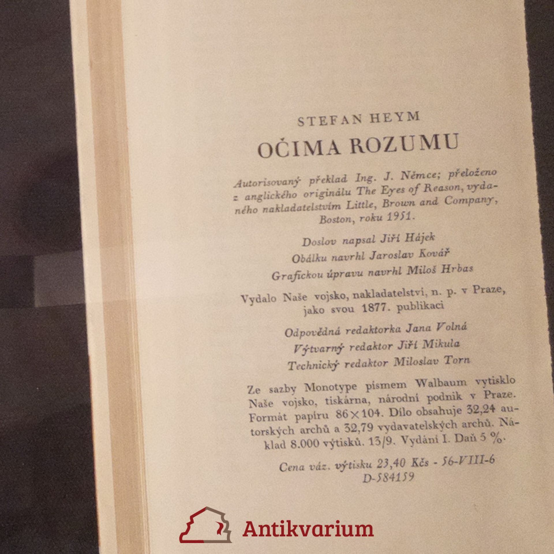 Stefan Heym Očima rozumu