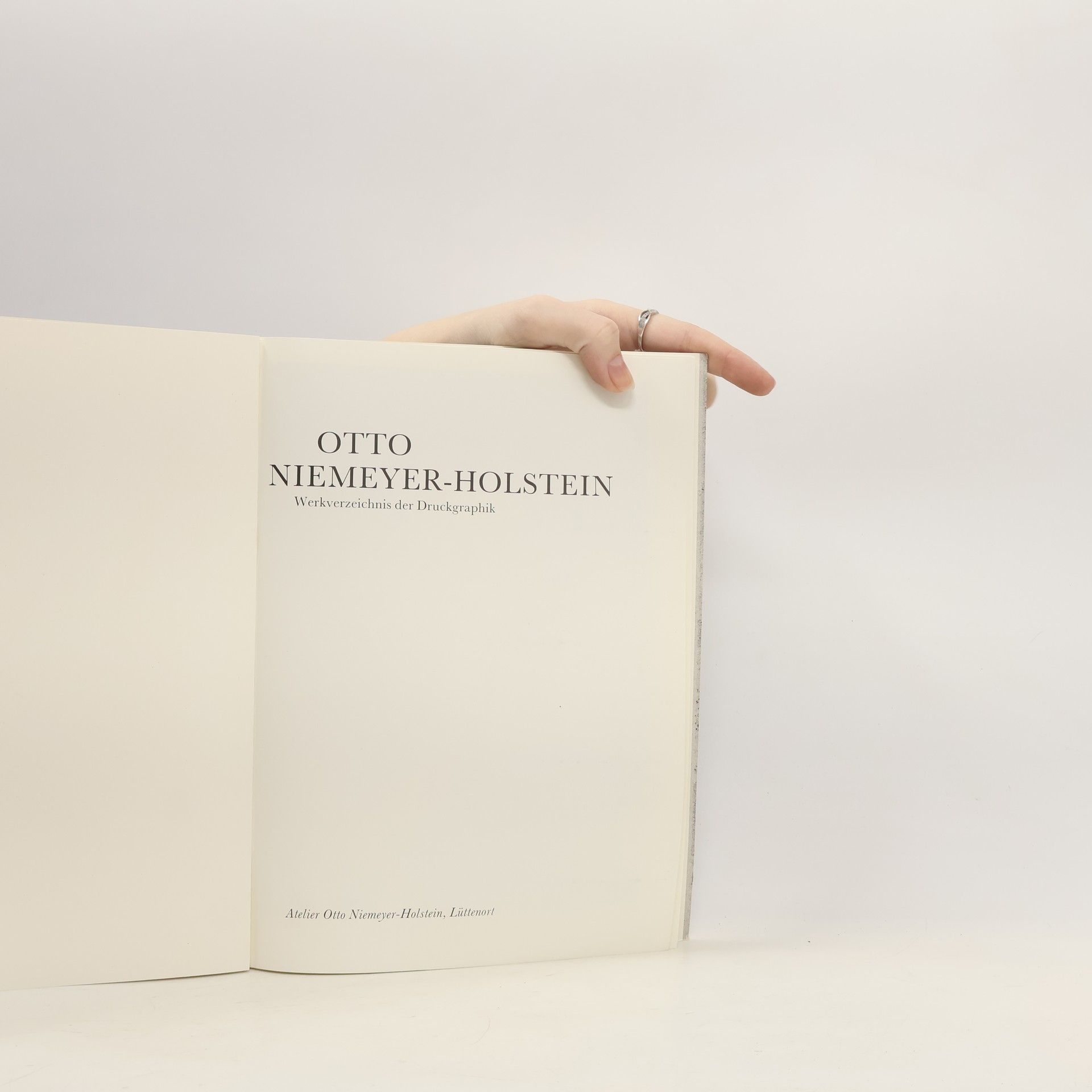 kolektiv Otto Niemeyer-Holstein. Werkverzeichnis der Druckgrafik