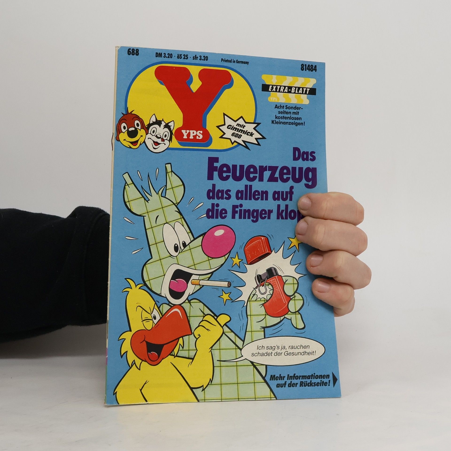 kolektiv YPS. Das Feuerzeug das allen auf die Finger klopft