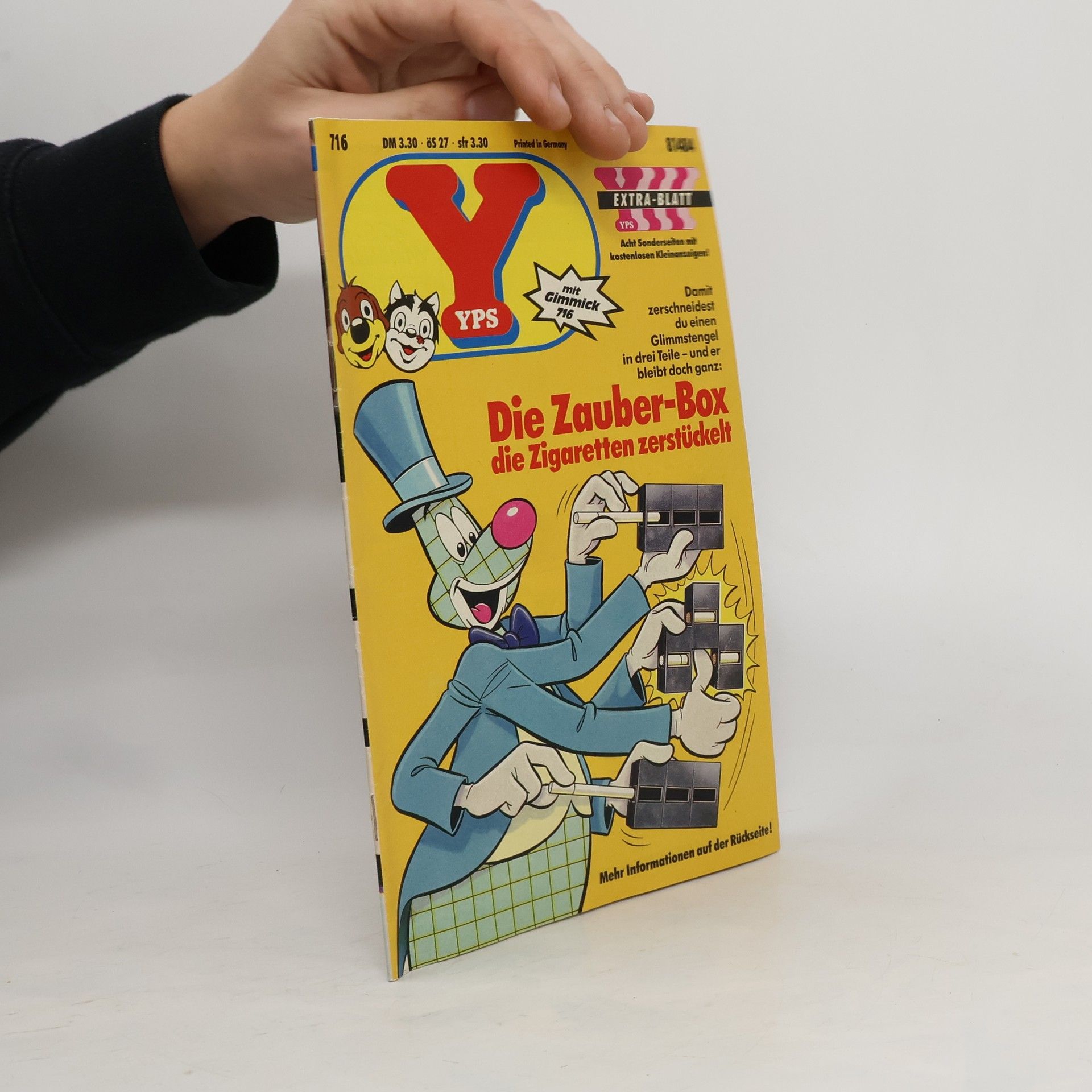 Autorenkollektiv YPS 716. Die Zauber-Box die Zigaretten zerstückelt