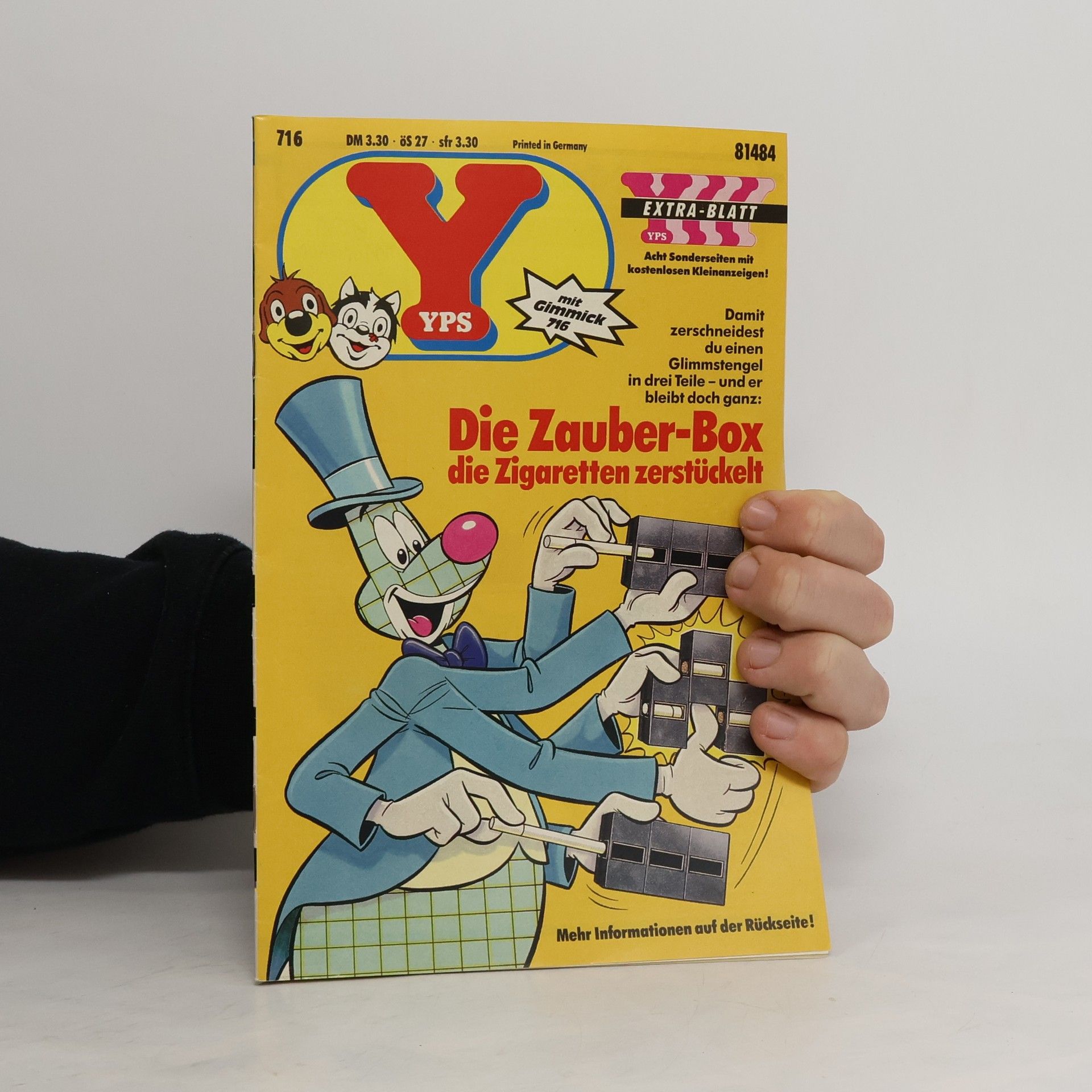 Autorenkollektiv YPS 716. Die Zauber-Box die Zigaretten zerstückelt