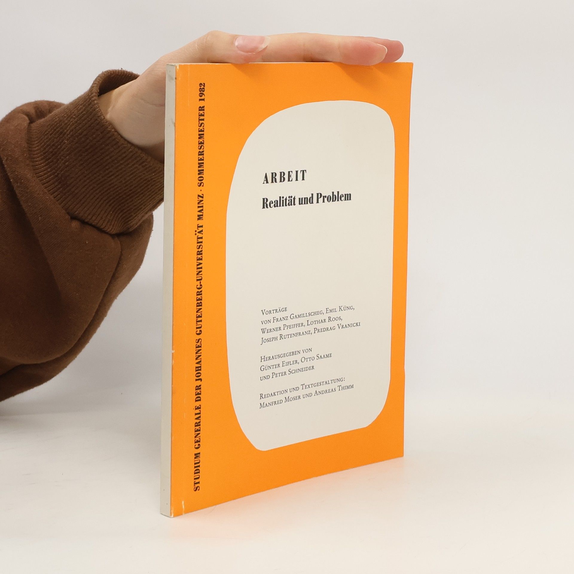 AA.VV. Arbeit. Realität und Problem