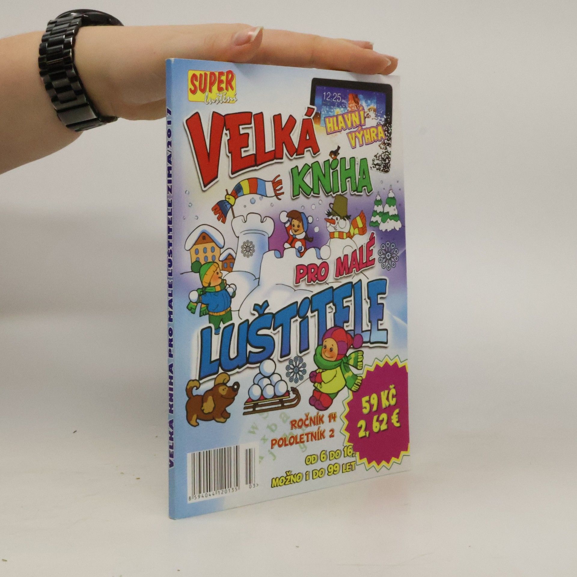 Kolektiv autorů Velké kniha pro malé luštitele. Ročník 14. Pololetník 2