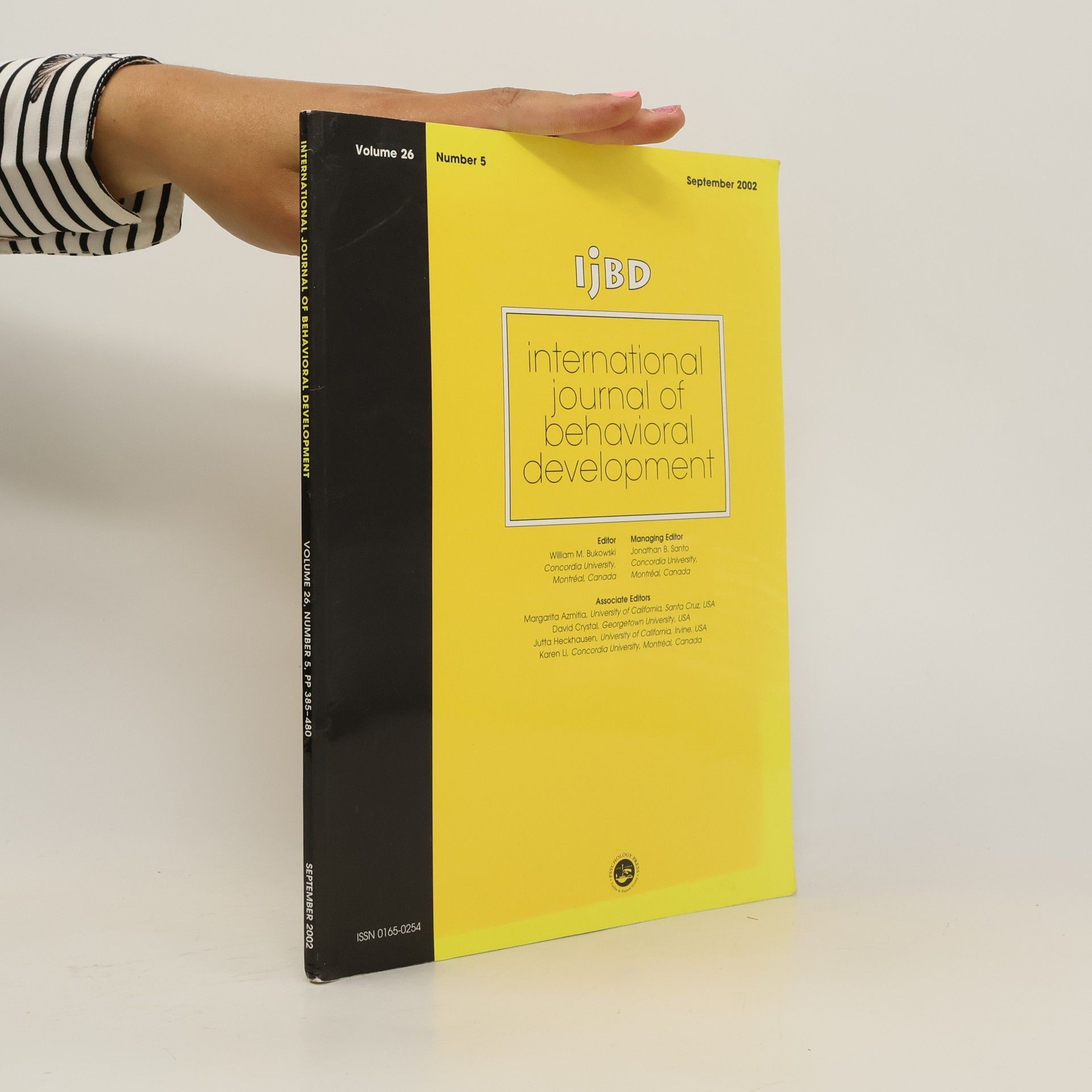 AA.VV. International journal of behavioral development 5/2002