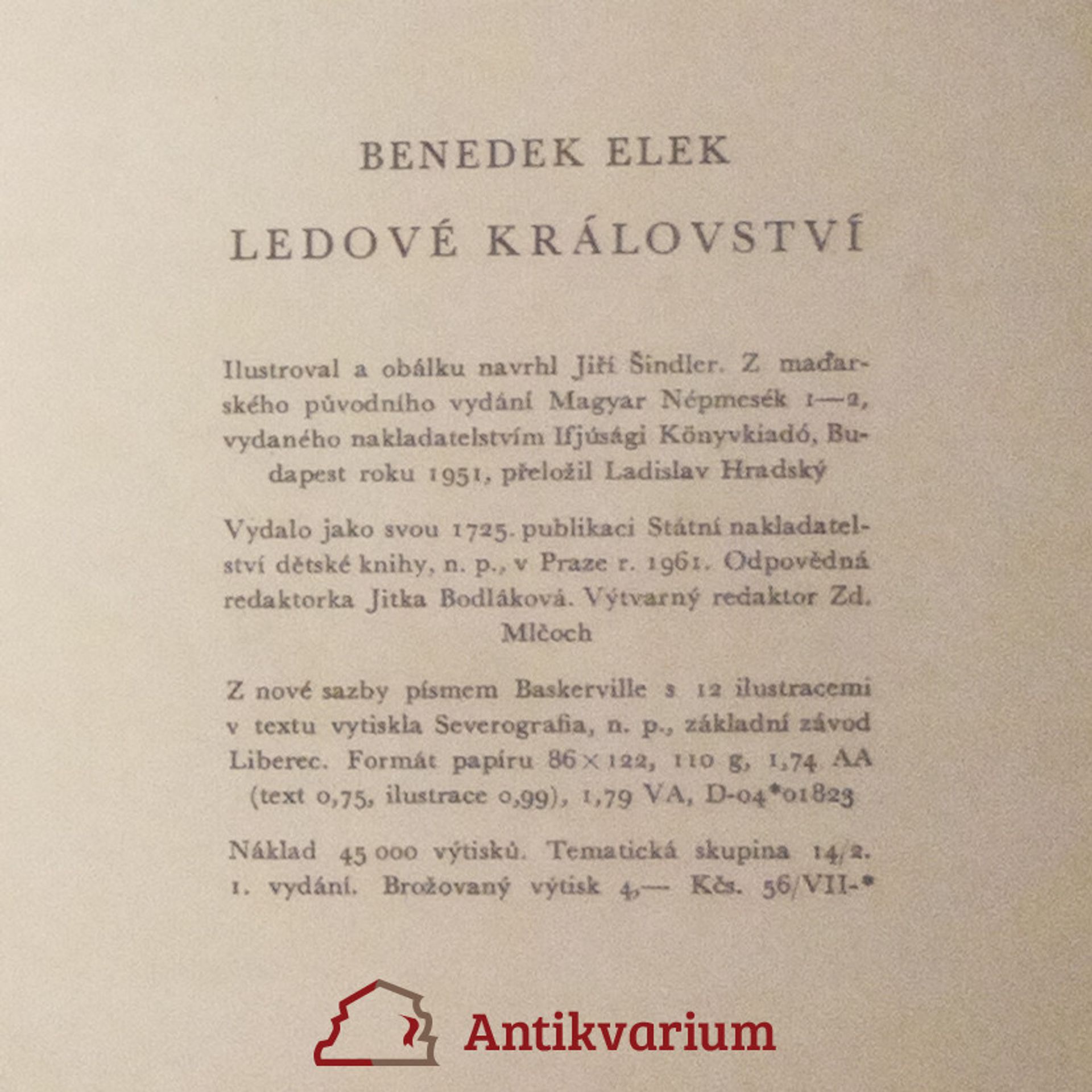 Elek Benedek Ledové království
