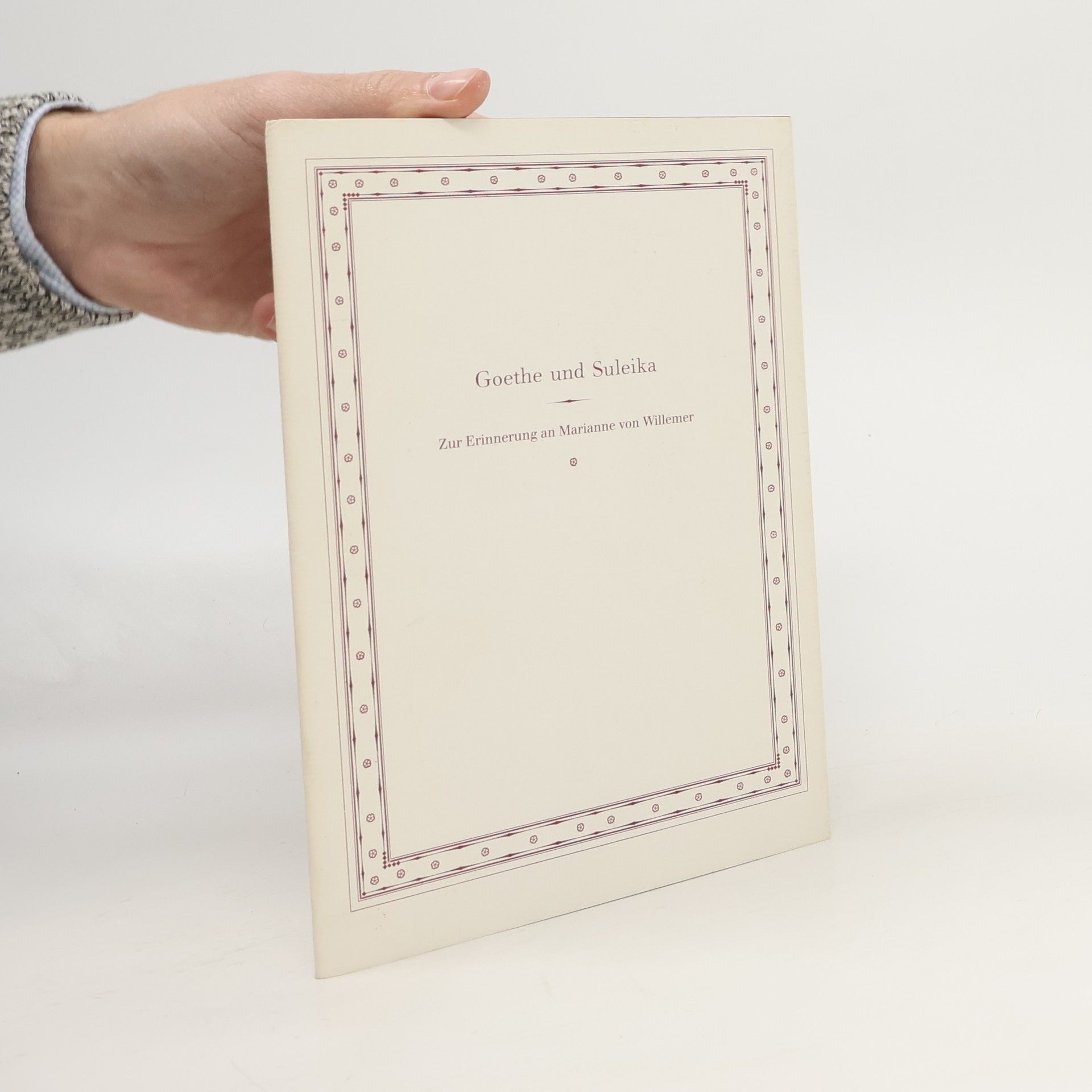 Autorenkollektiv Goethe und Suleika