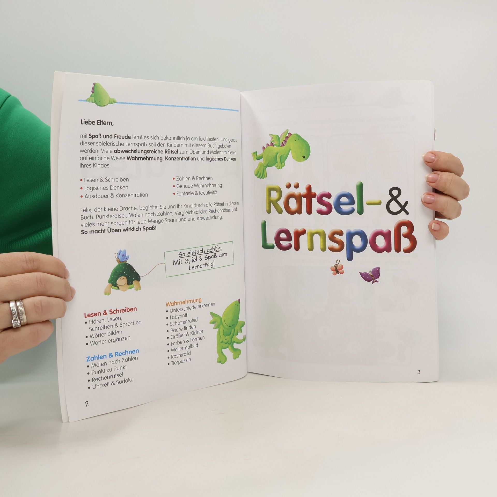 kolektiv Lernrätsel. Knobeln & Lernen. Spielen & Malen