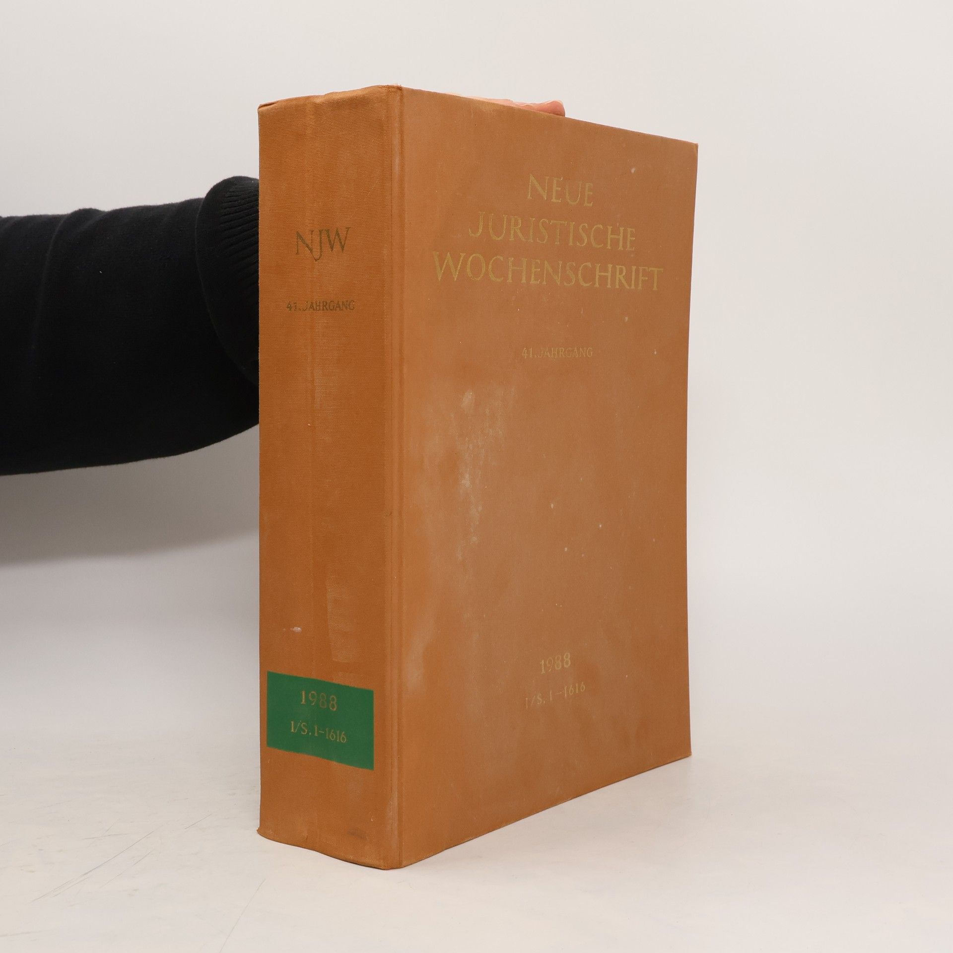 Autores varios Neue juristische Wochenschrift 1988. I/S. 1-1616