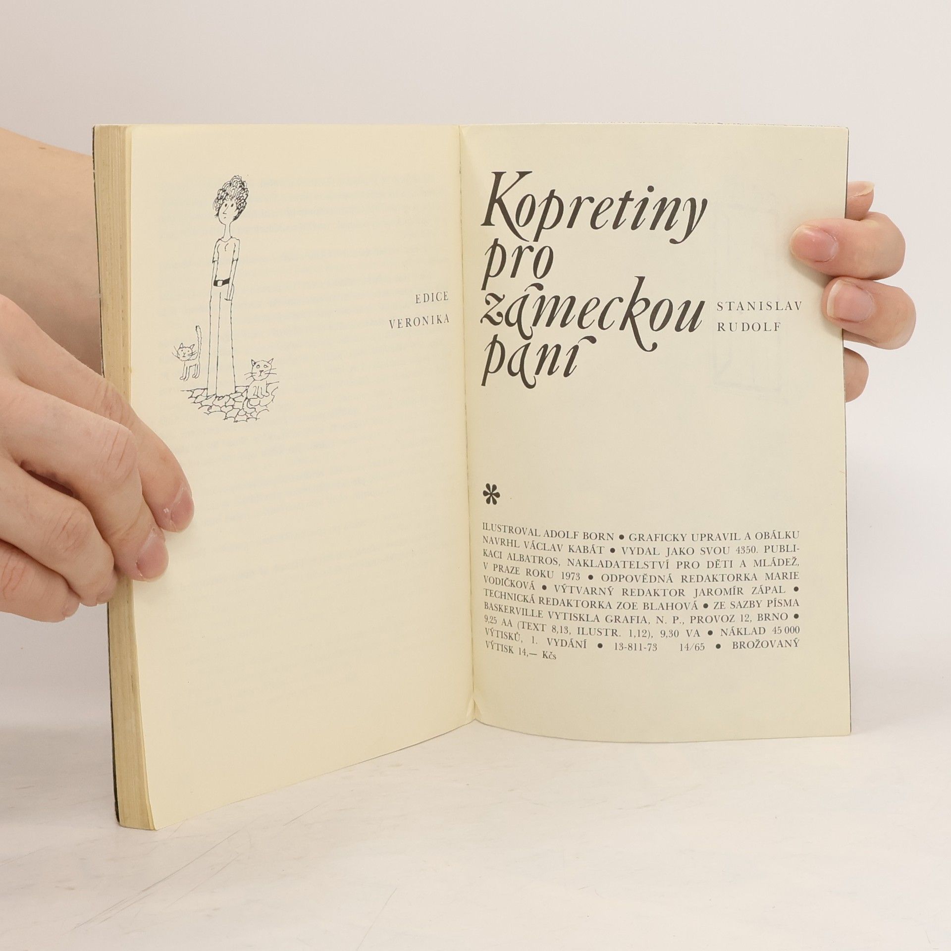 Adolf Born Kopretiny pro zámeckou paní