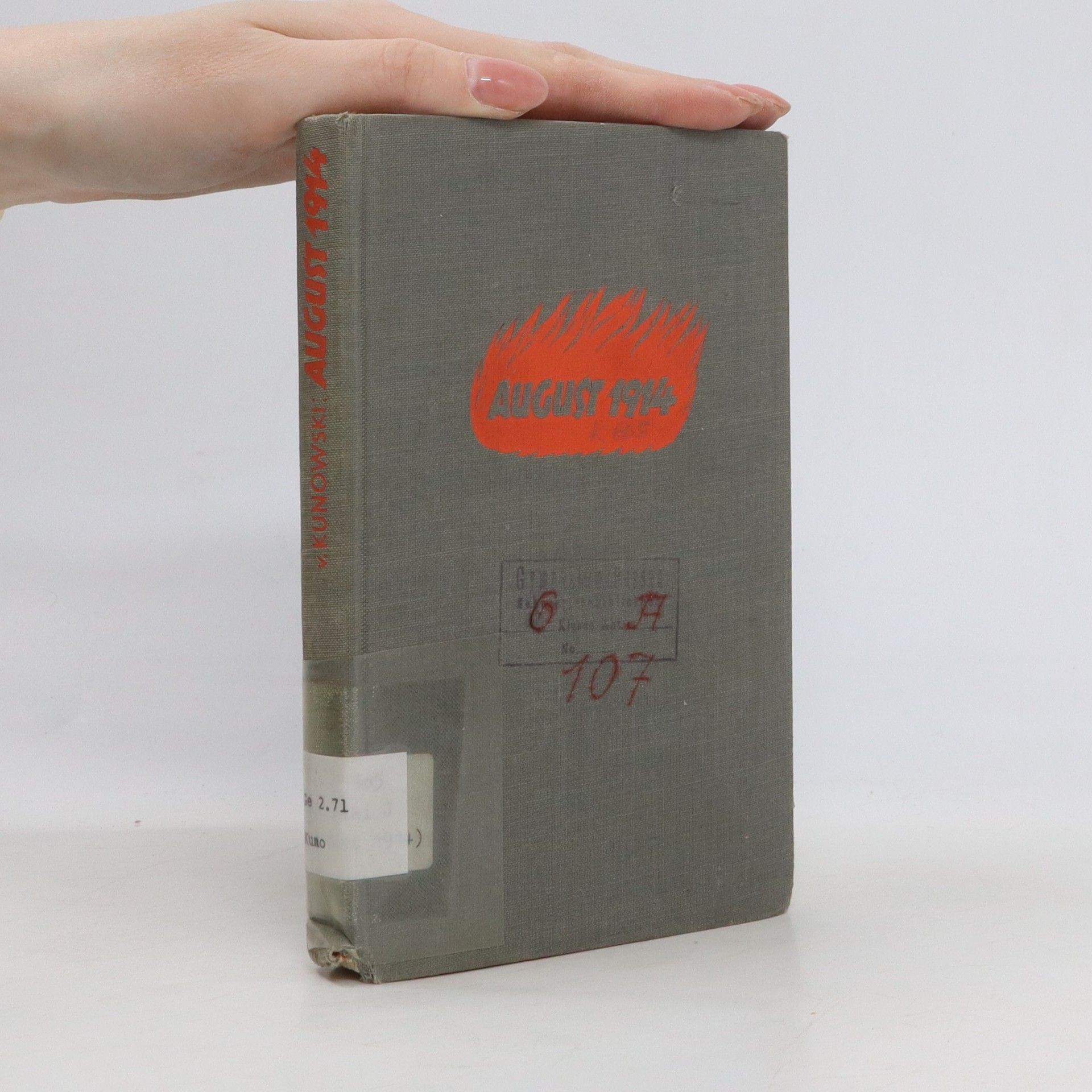 Johannes von Kunowski August 1914