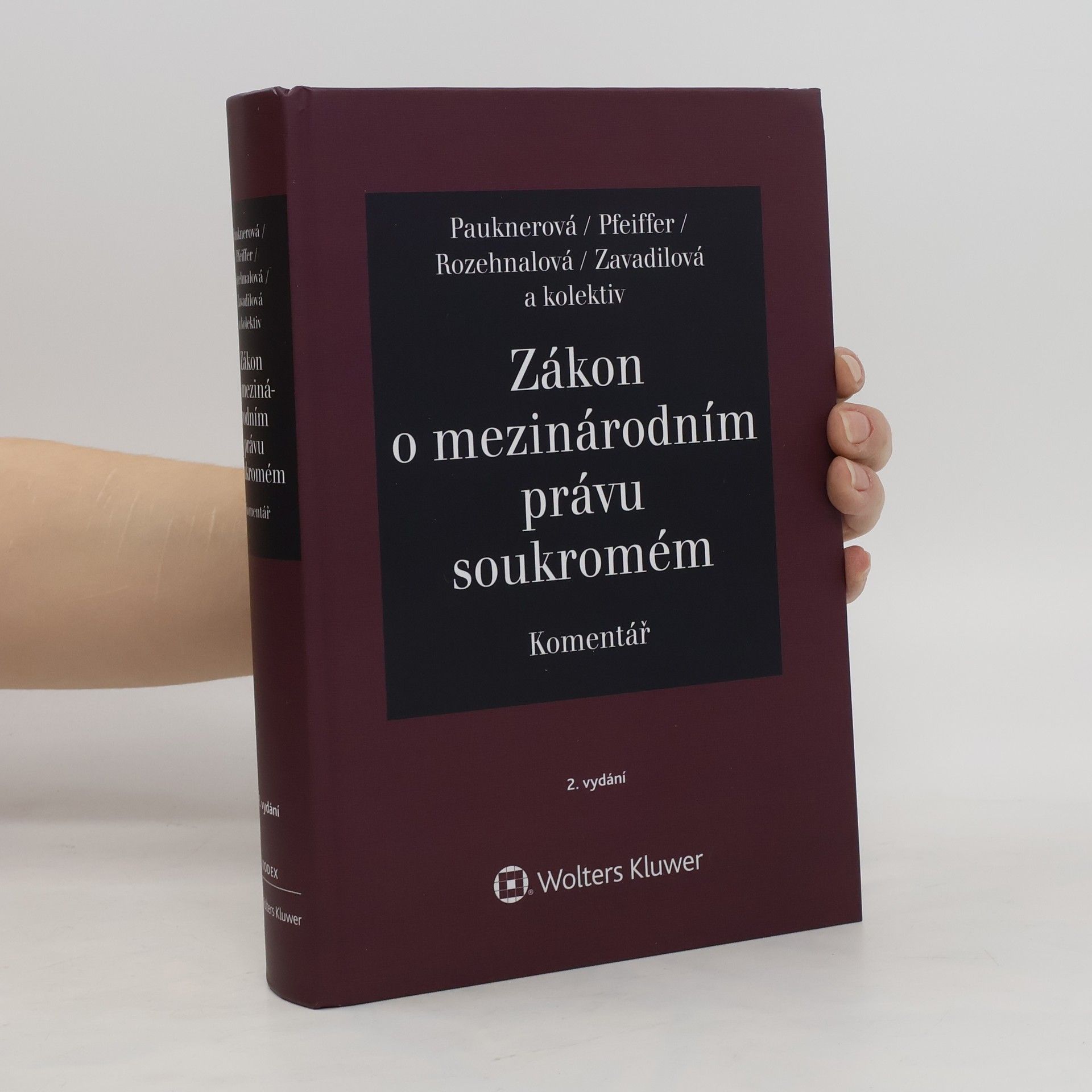 Monika Pauknerová Zákon o mezinárodním právu soukromém. Komentář