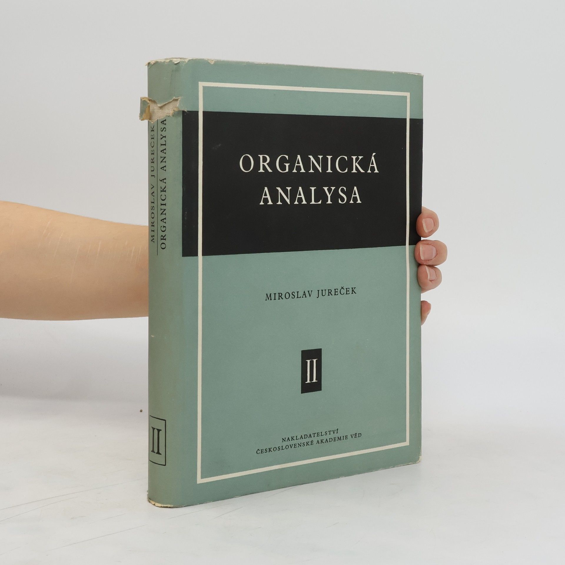 Miroslav Jureček Organická analysa II