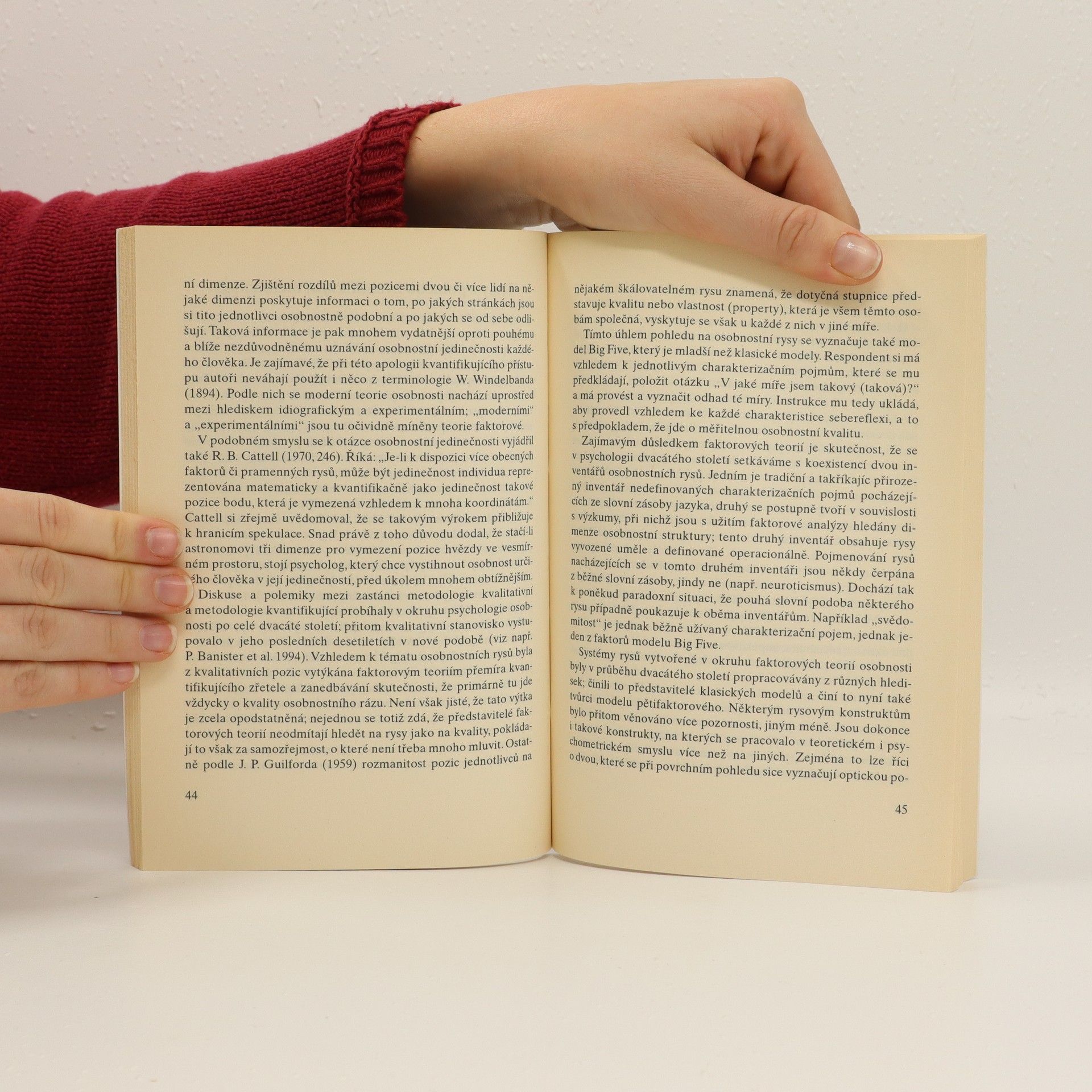 Olga Kolaříková Téma osobnostních rysů v psychologii dvacátého století