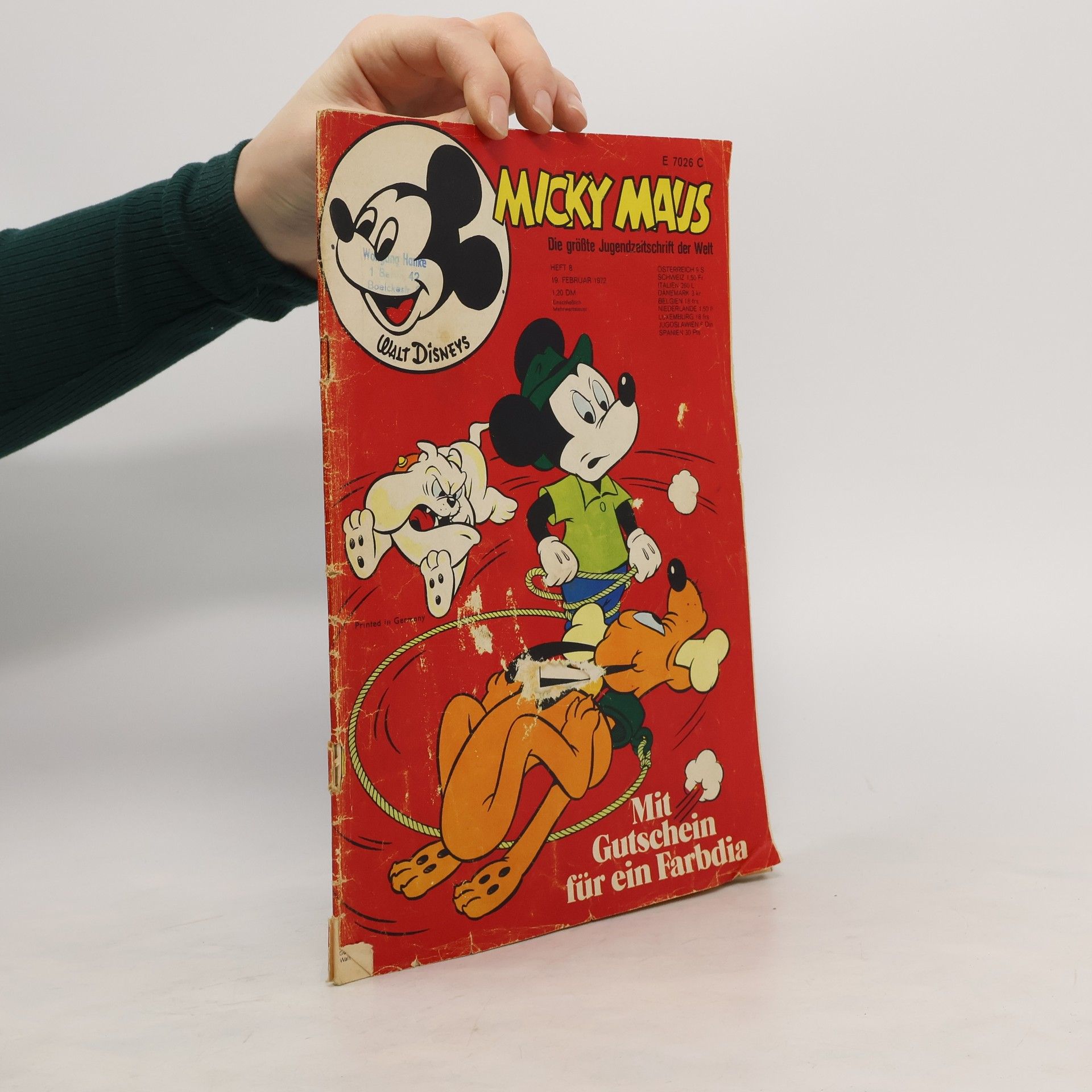 Auteurscollectief Micky Maus. Heft 8. 2/1972