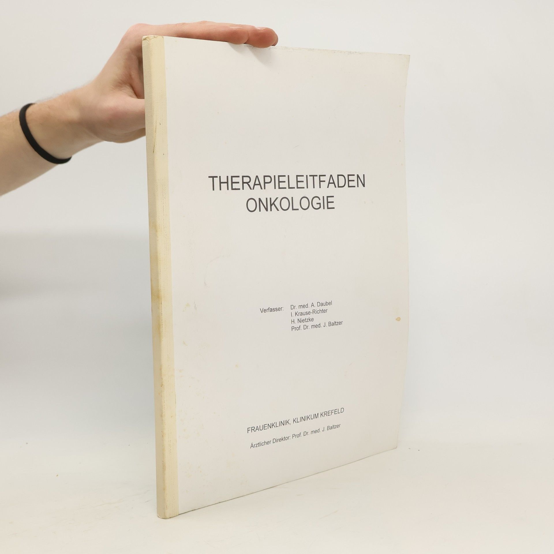 Autorenkollektiv Therapieleitfaden onkologie