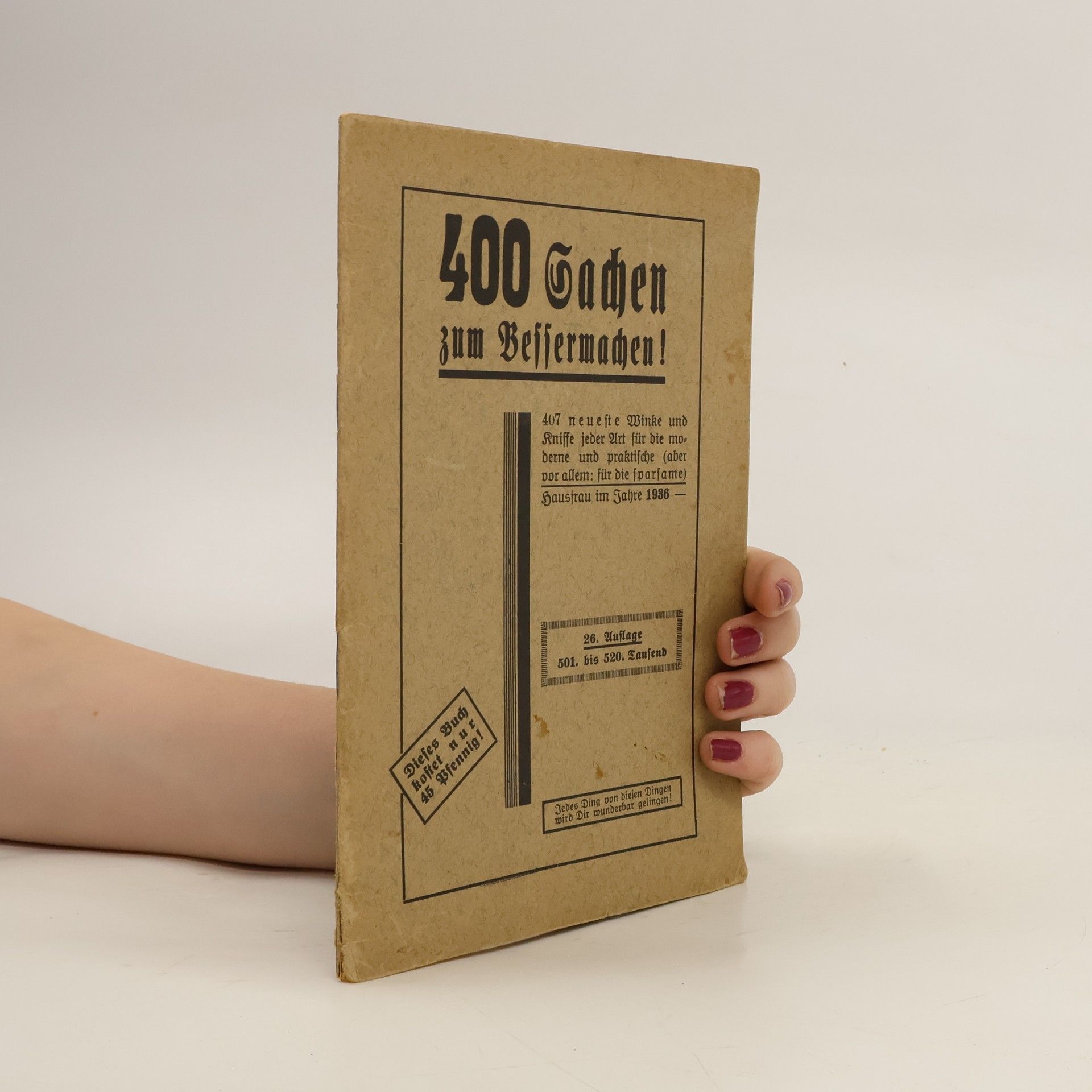 Autorenkollektiv 400 Sachen zum Bessermachen