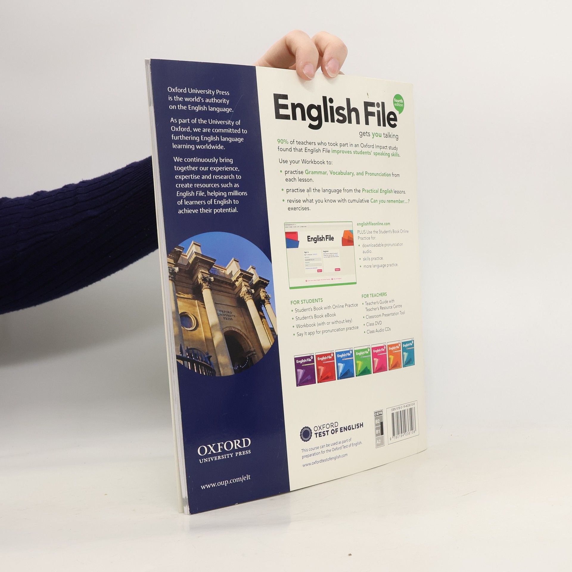Various authors English File Intermediate Workbook with Key, fourth edition