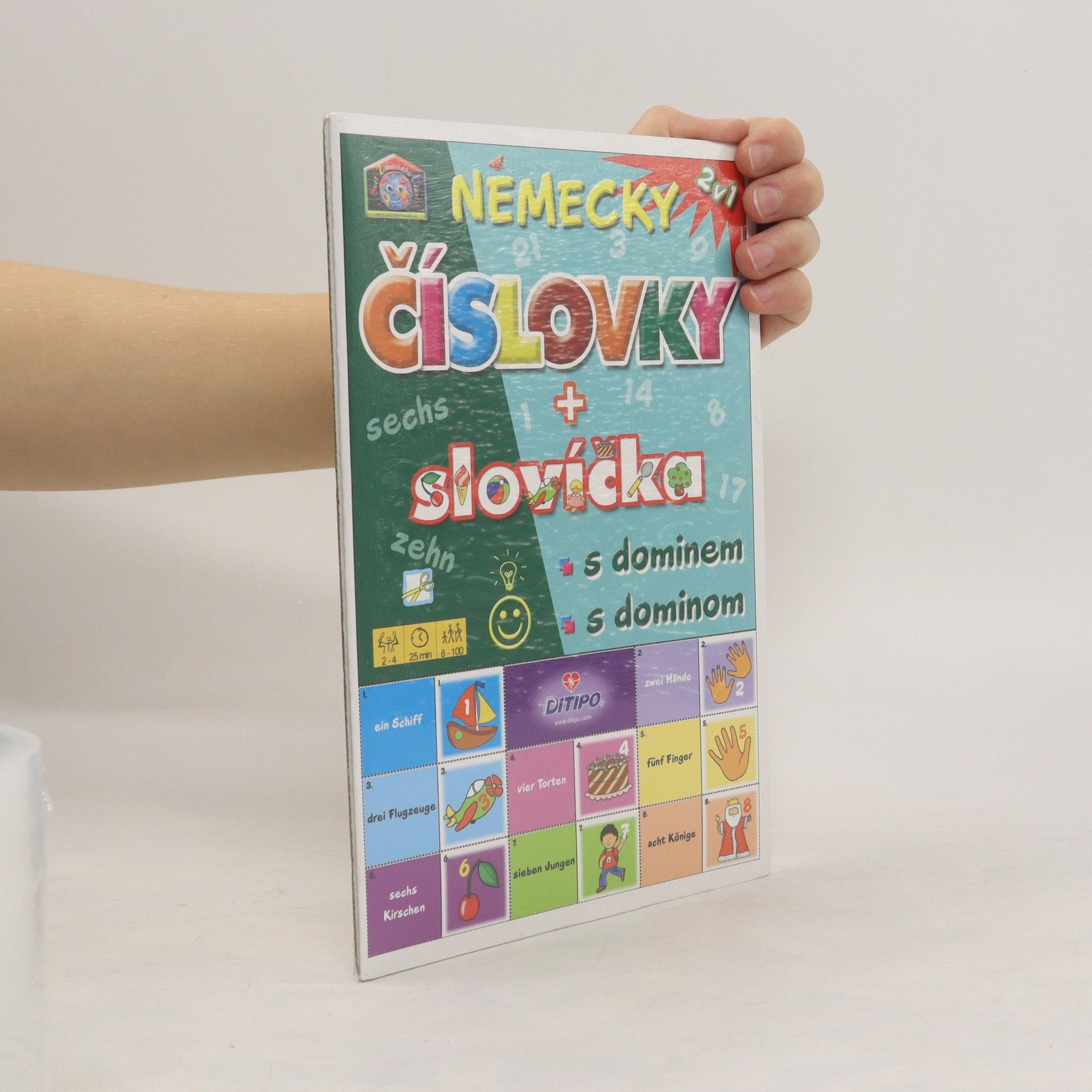 Kolektiv autorů Německy číslovky + slovíčka