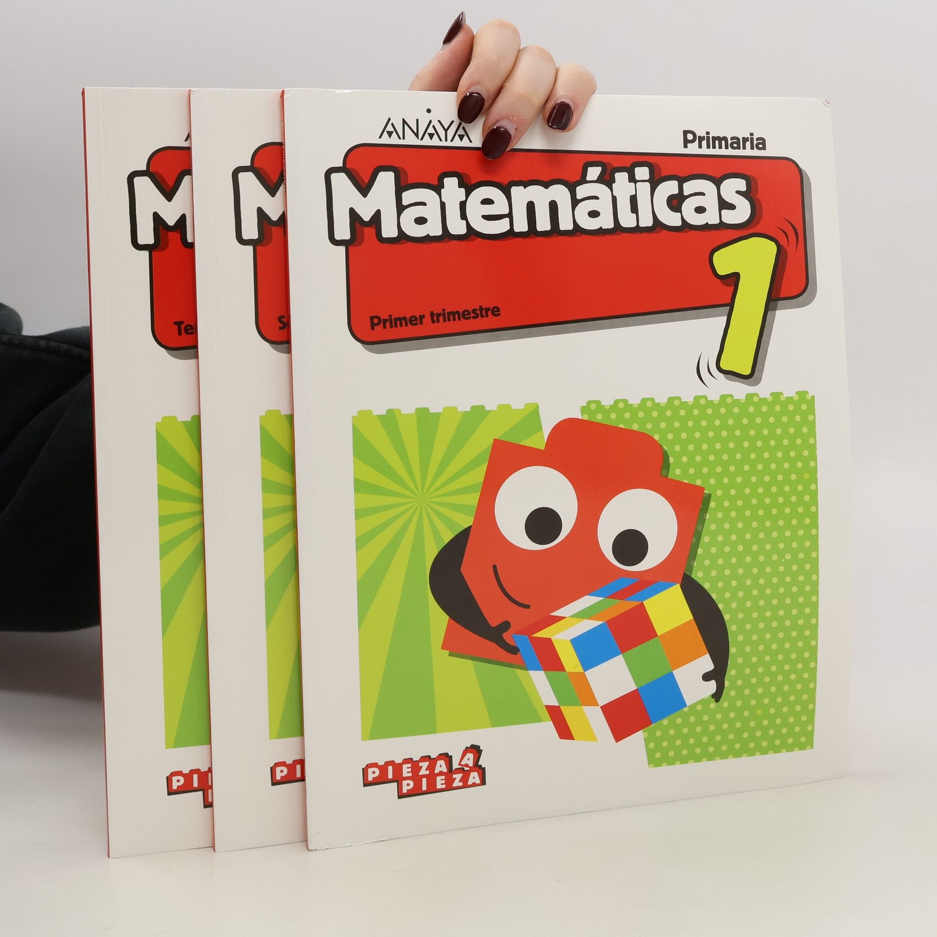 Various authors Matemáticas 1. Primaria. Primer trimestre. Segundo trimestre. Tercer trimestre (3 volúmenes)