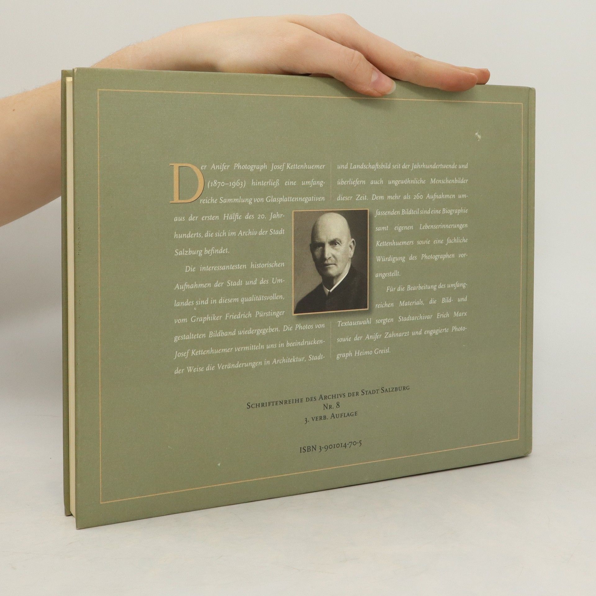 Autores varios Salzburger Photographien 1900-1950 des Josef Kettenhuemer