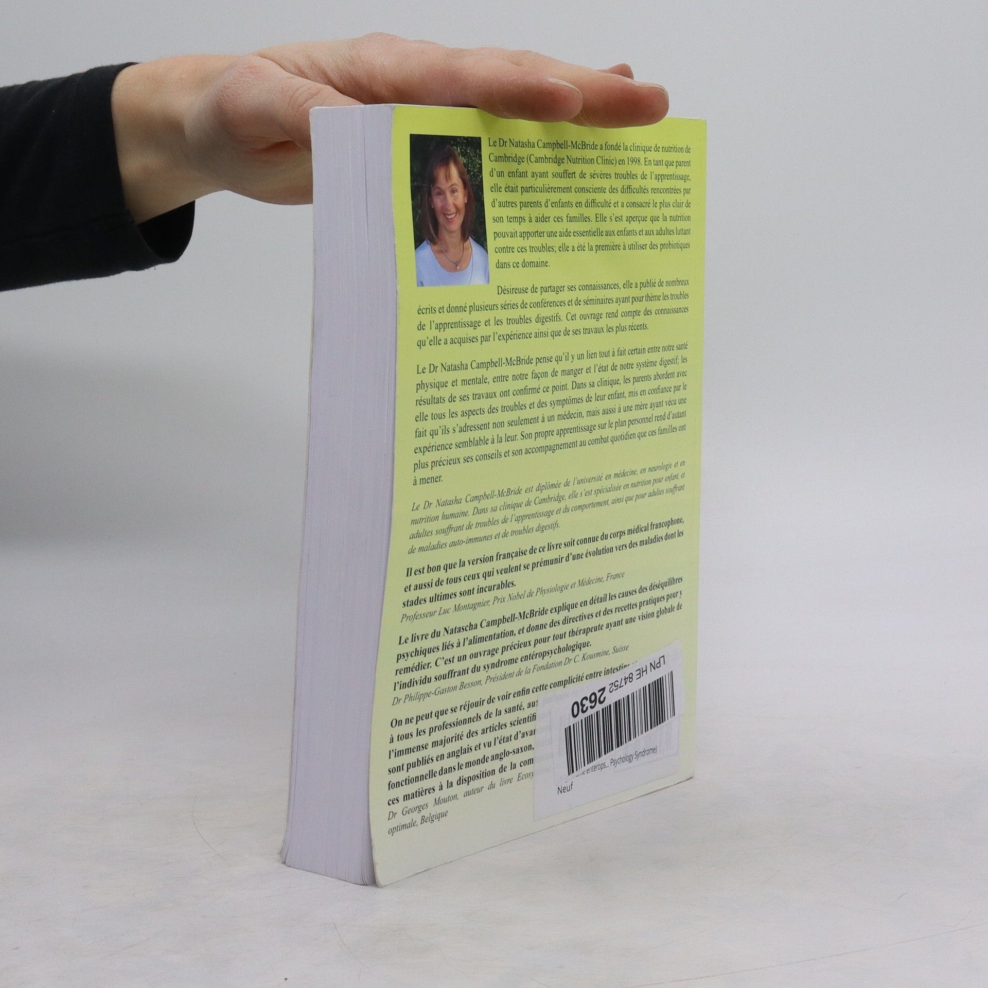 Natasha Campbell-McBride Le syndrome entéropsychologique. GAPS