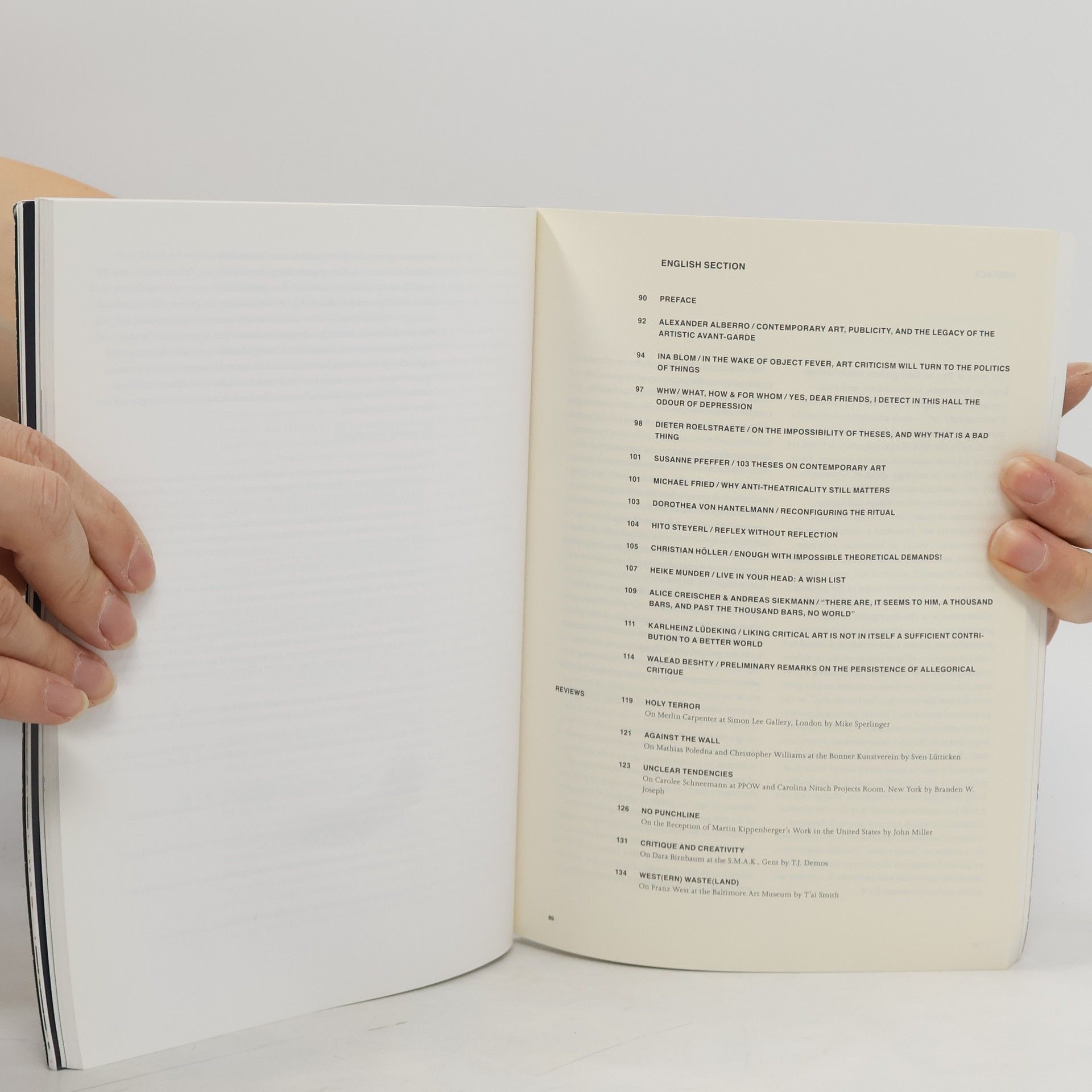 kolektiv Texte zur Kunst 74/2009