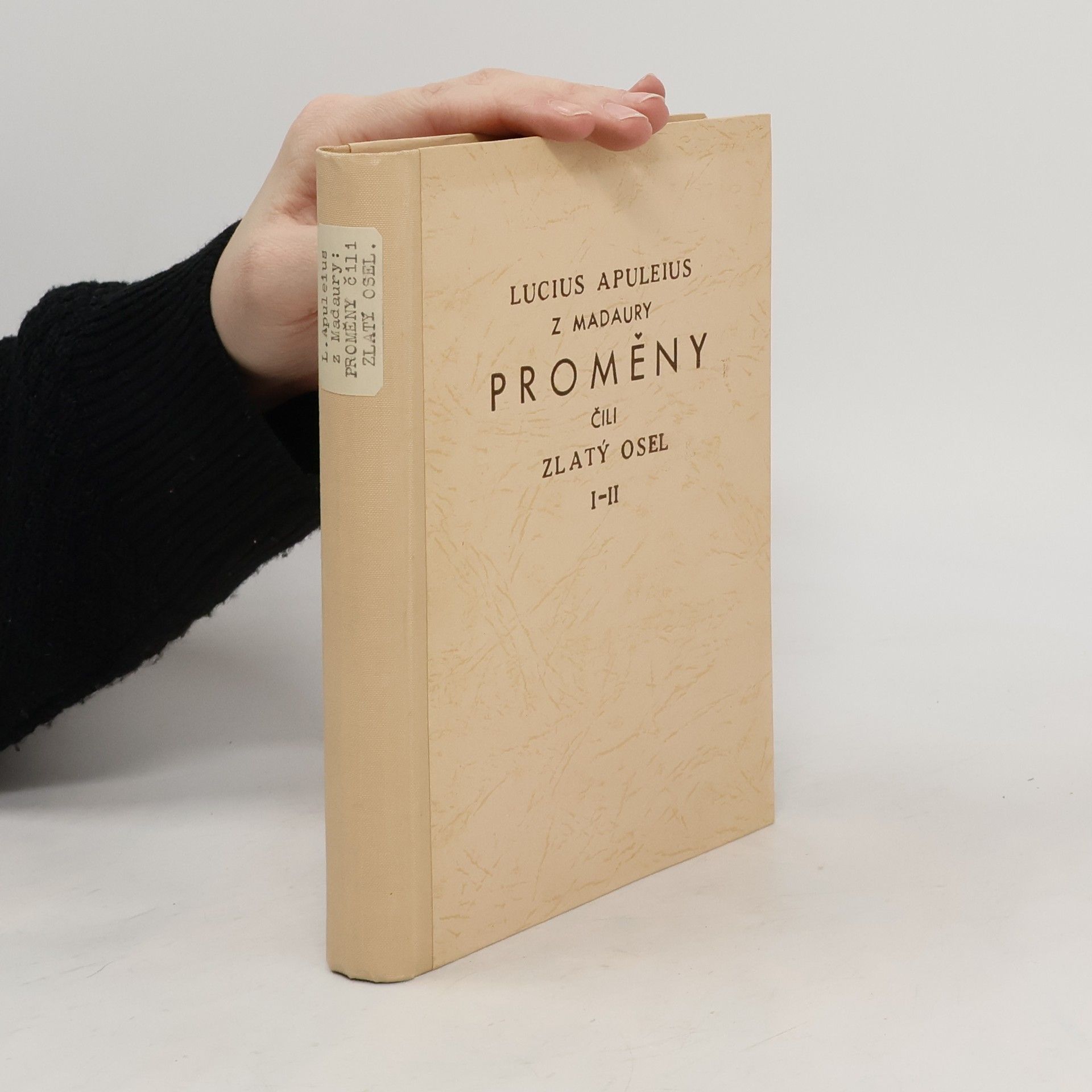 Lucius Apuleius Proměny, čili, Zlatý osel