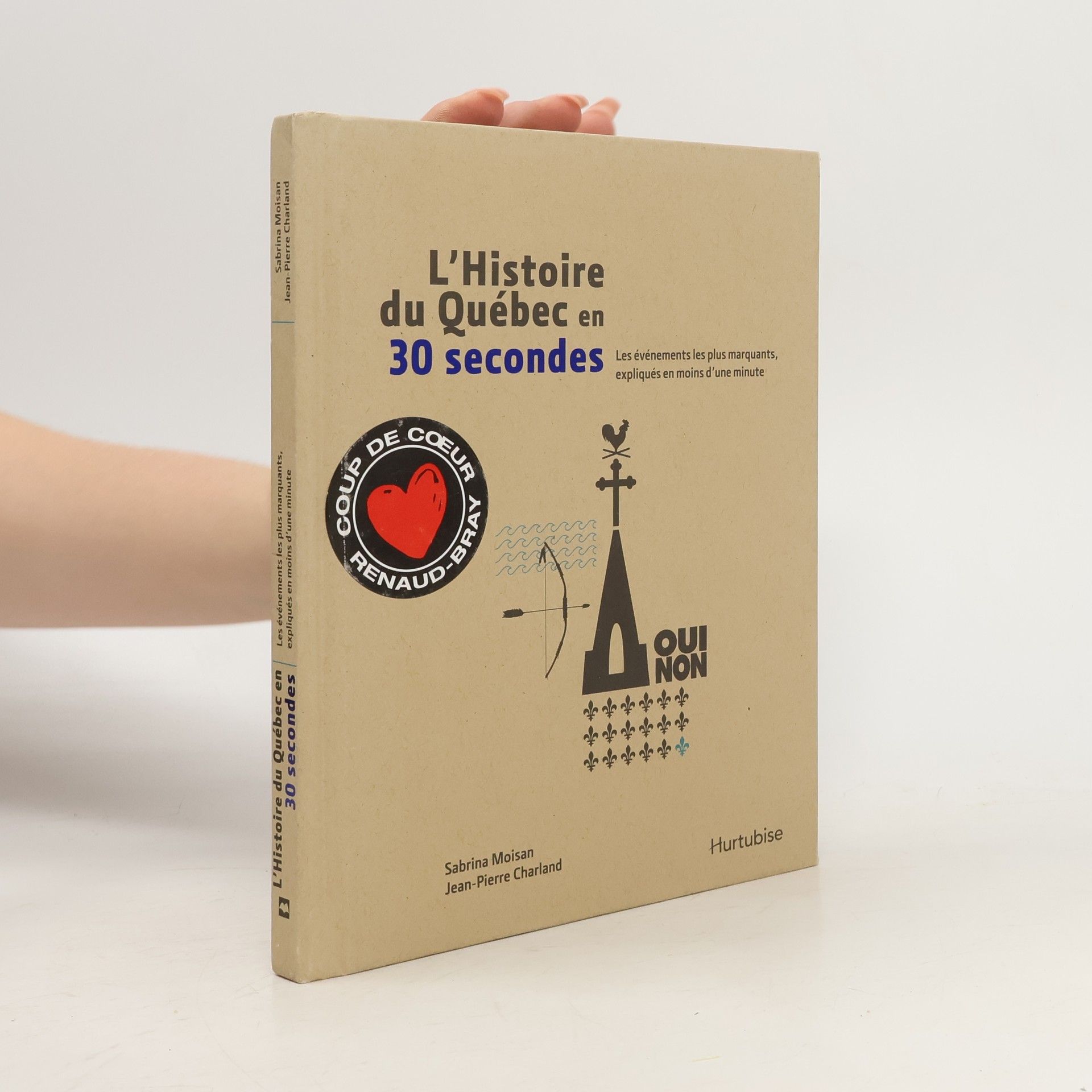 Moisan Sabrina L'histoire du Québec en 30 secondes. Les événements les plus marquants, expliqués en moins d'une minute