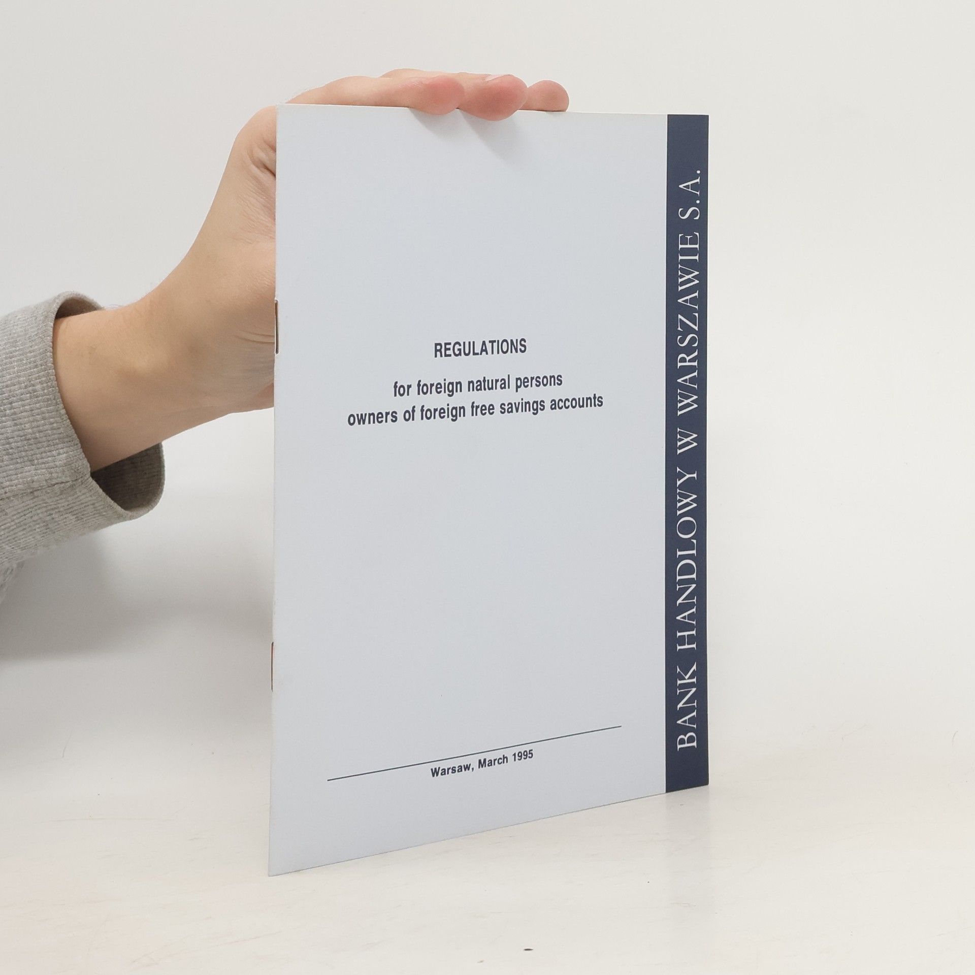 Collectif d'auteurs Regulations for Foreign Natural Persons Owners of Foreign Free Savings Accounts