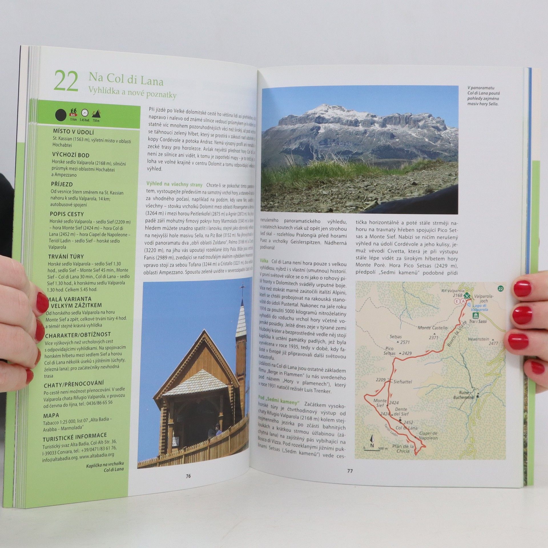 Eugen E. Hüsler Turistický průvodce Dolomity