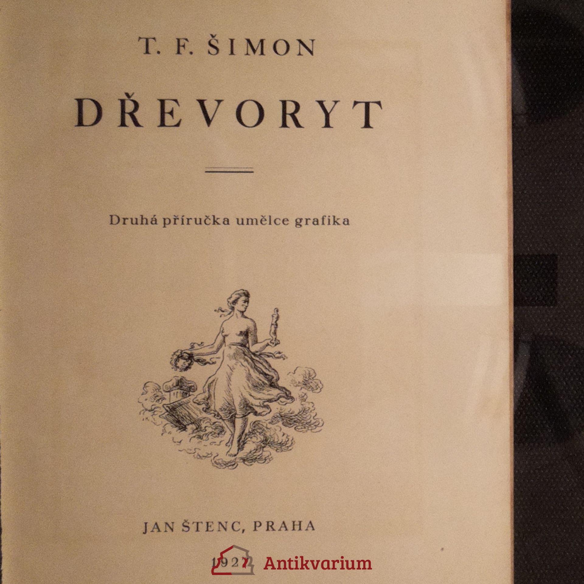 Tavík František Šimon Dřevoryt : druhá příručka umělce grafika