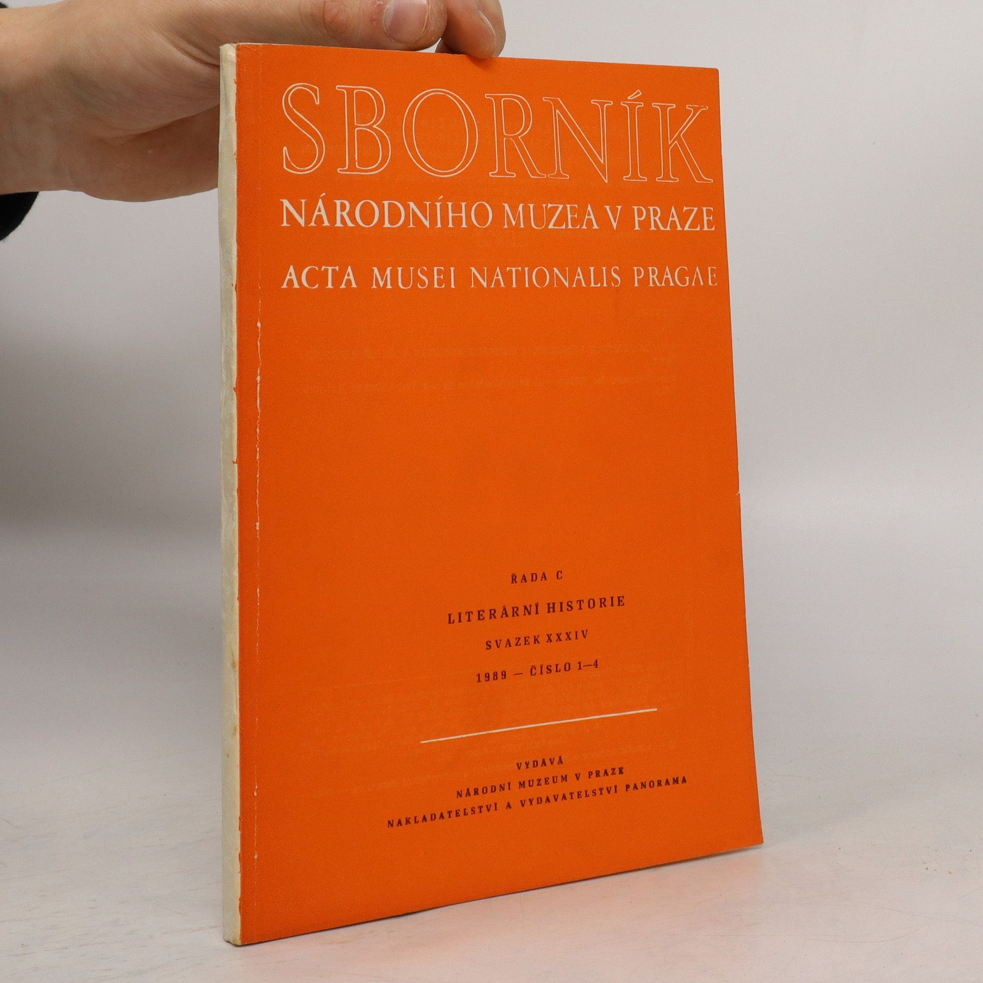 Collectif d'auteurs Sborník Národního muzea v Praze