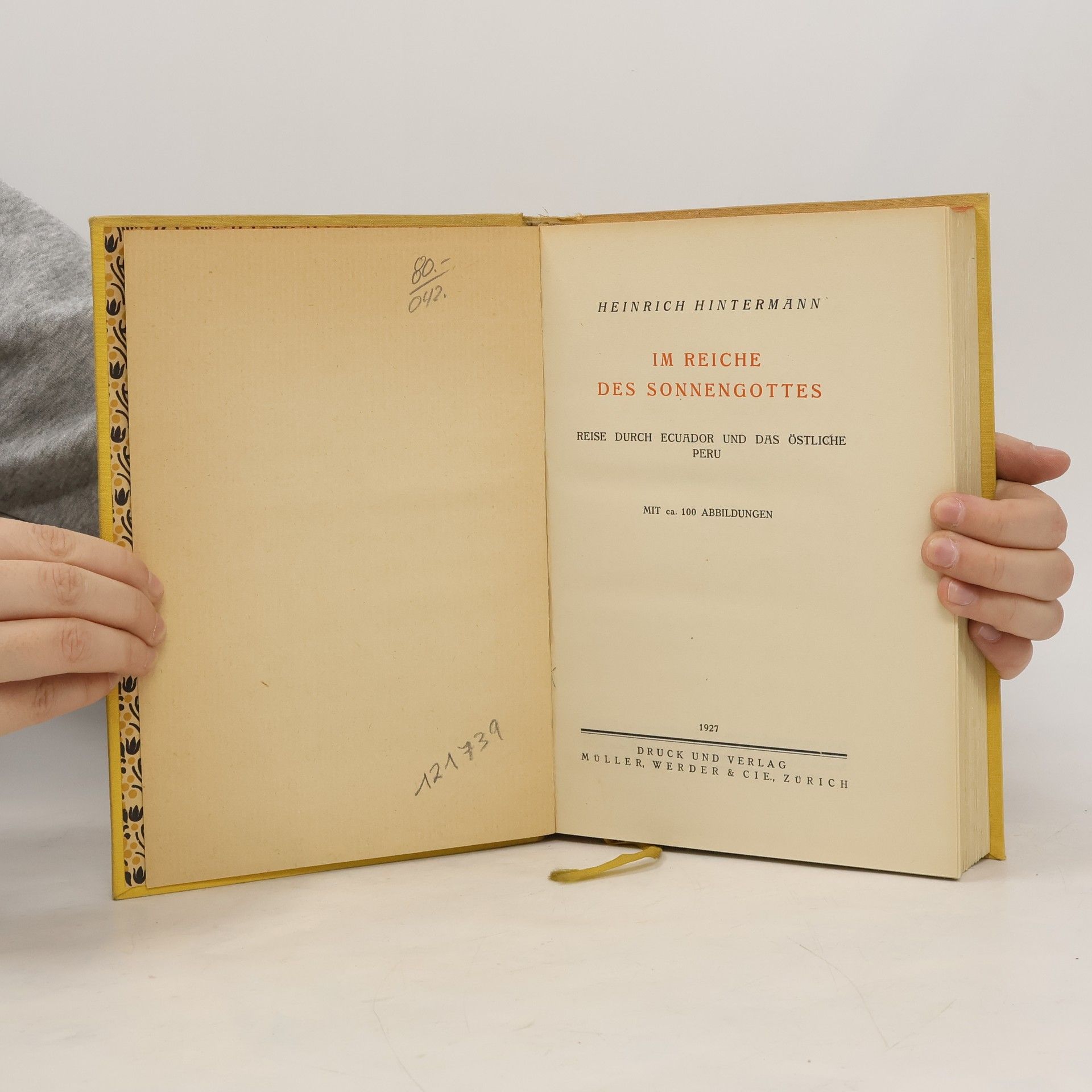 H. Hintermann Im Reich des Sonnengottes