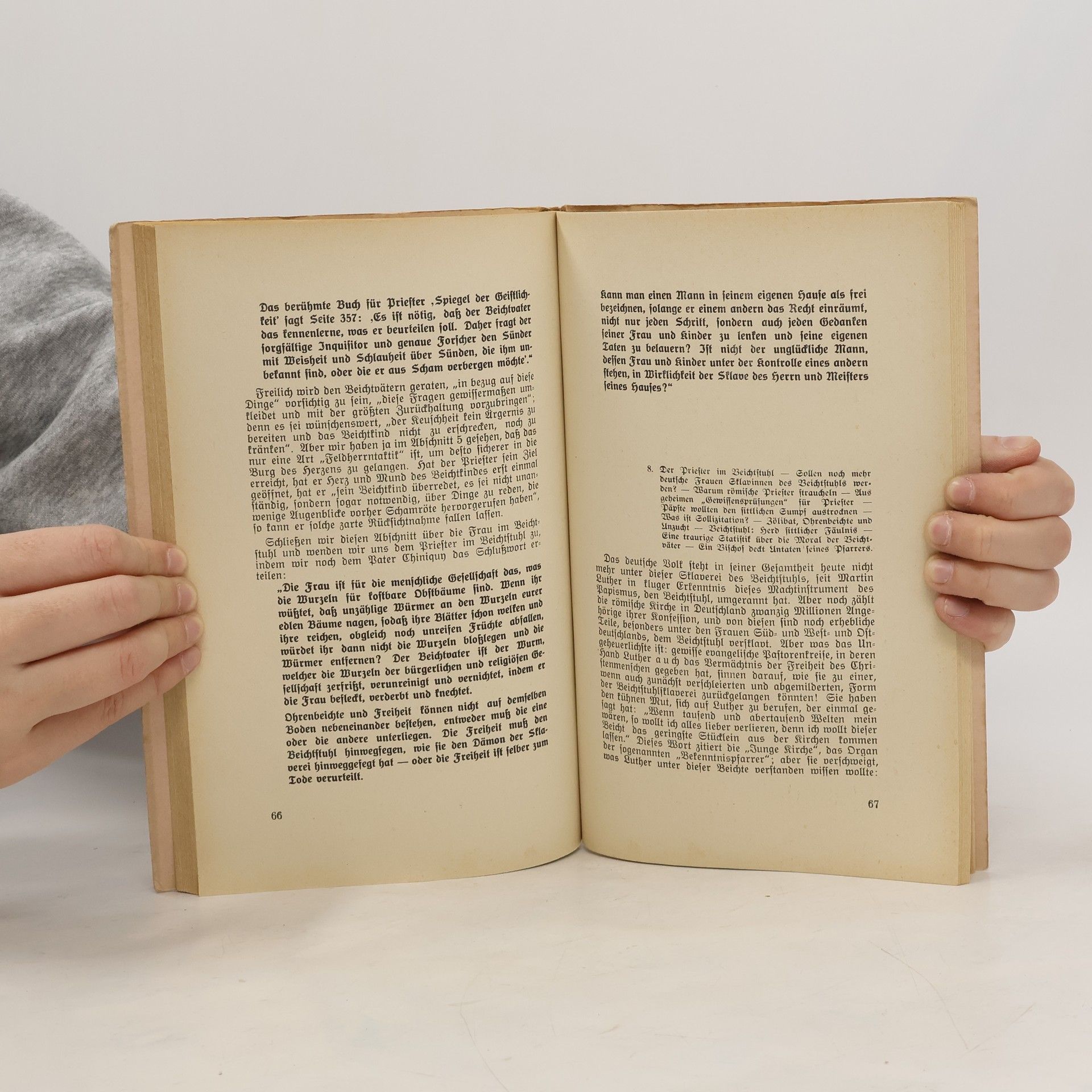 Karl Revetzlow Der Priester und die Frau im Beichtstuhl
