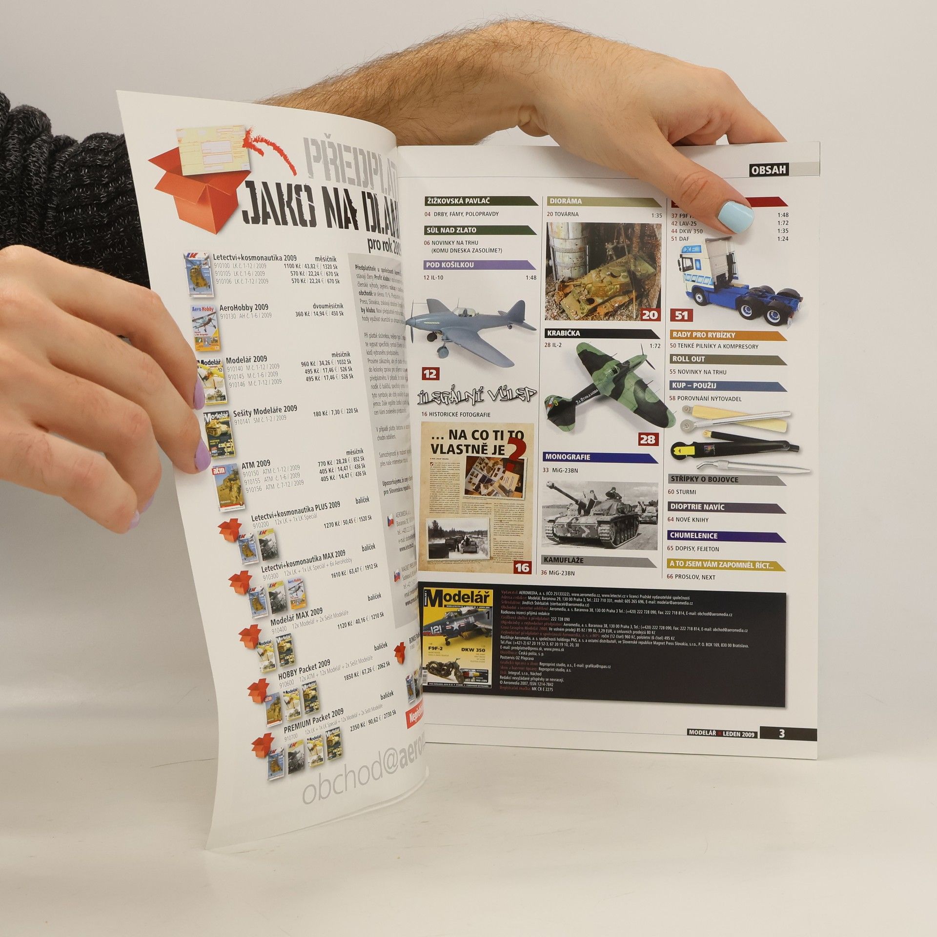 Kolektiv autorů Modelář 1-12/2009