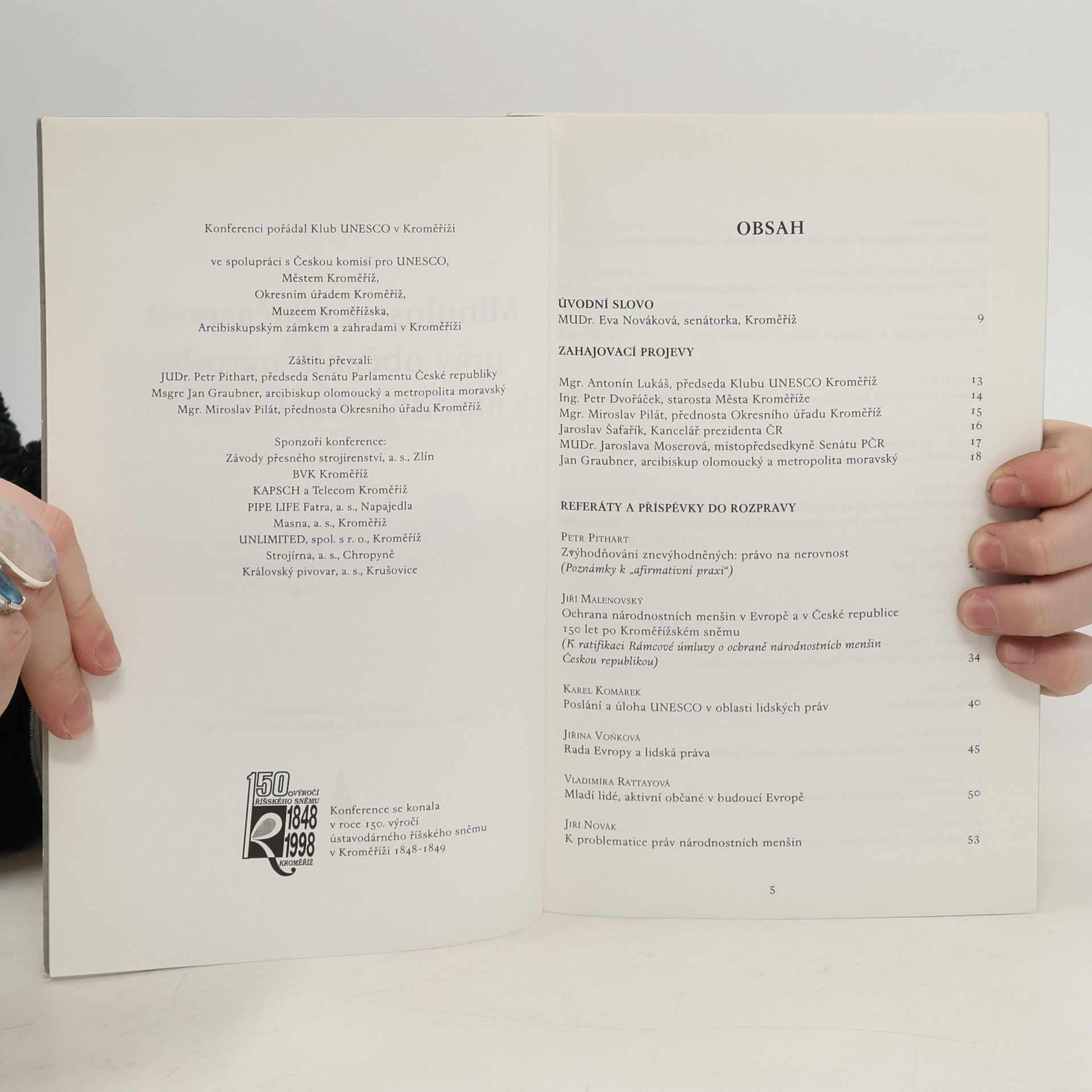 kolektiv Minulost a současnost práv občanů národů a národnostních menšin