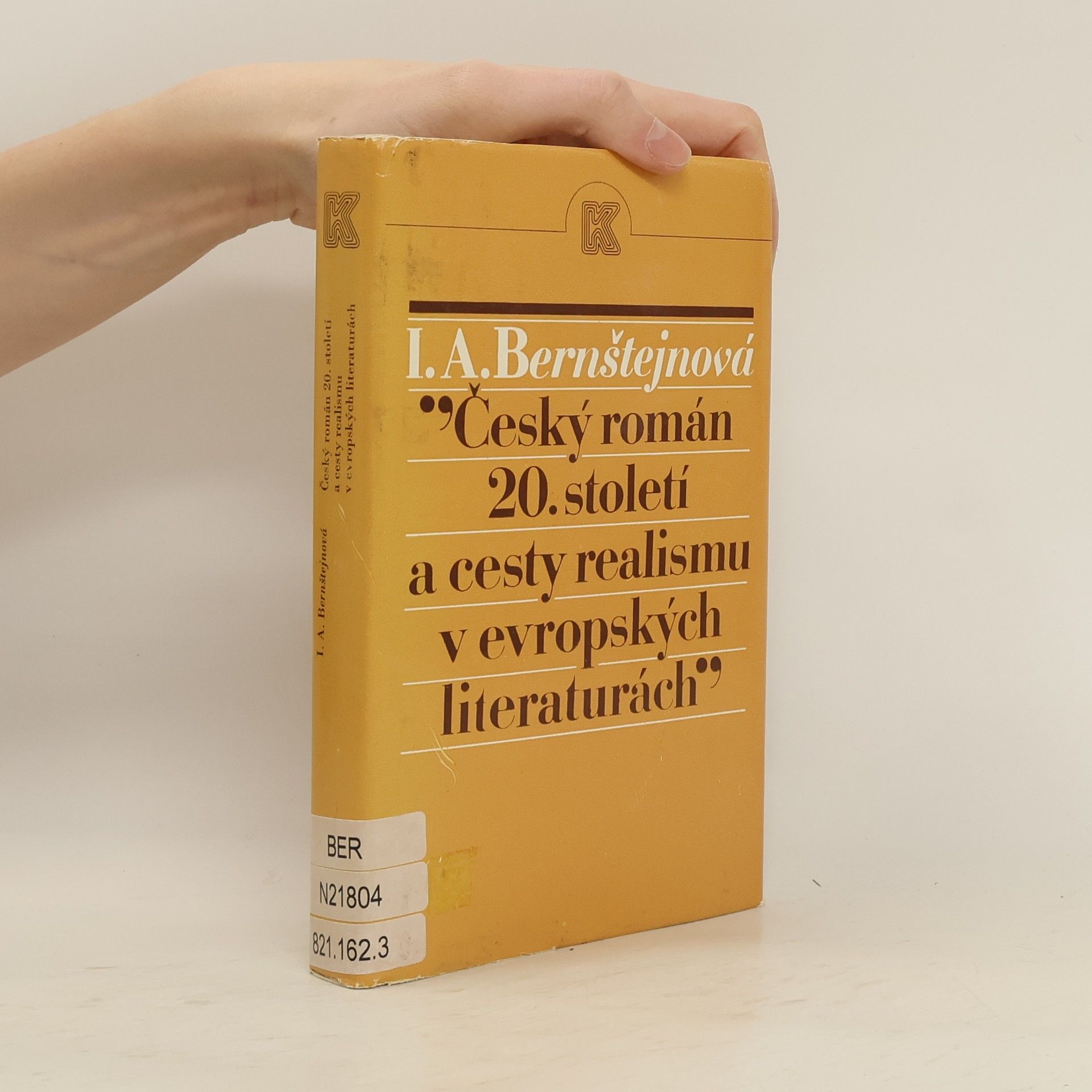 I. A. Bernštejnová Český román 20. století a cesty realismu v evropských literaturách