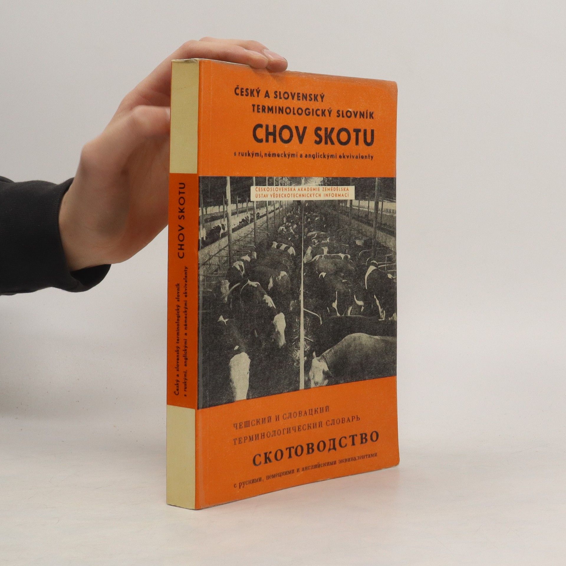 Auteurscollectief Český a slovenský terminologický slovník. Chov skotu 1976