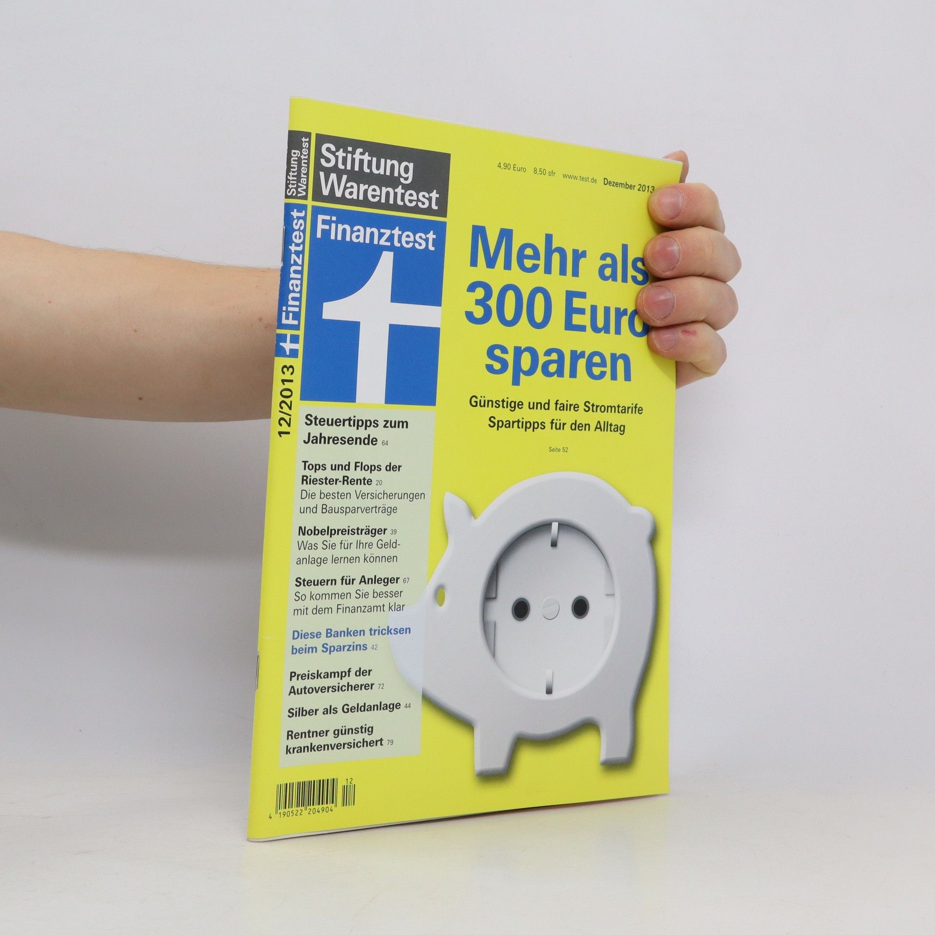 kolektiv Finanztest. Mehr als 300 Euro sparen. 12/2013