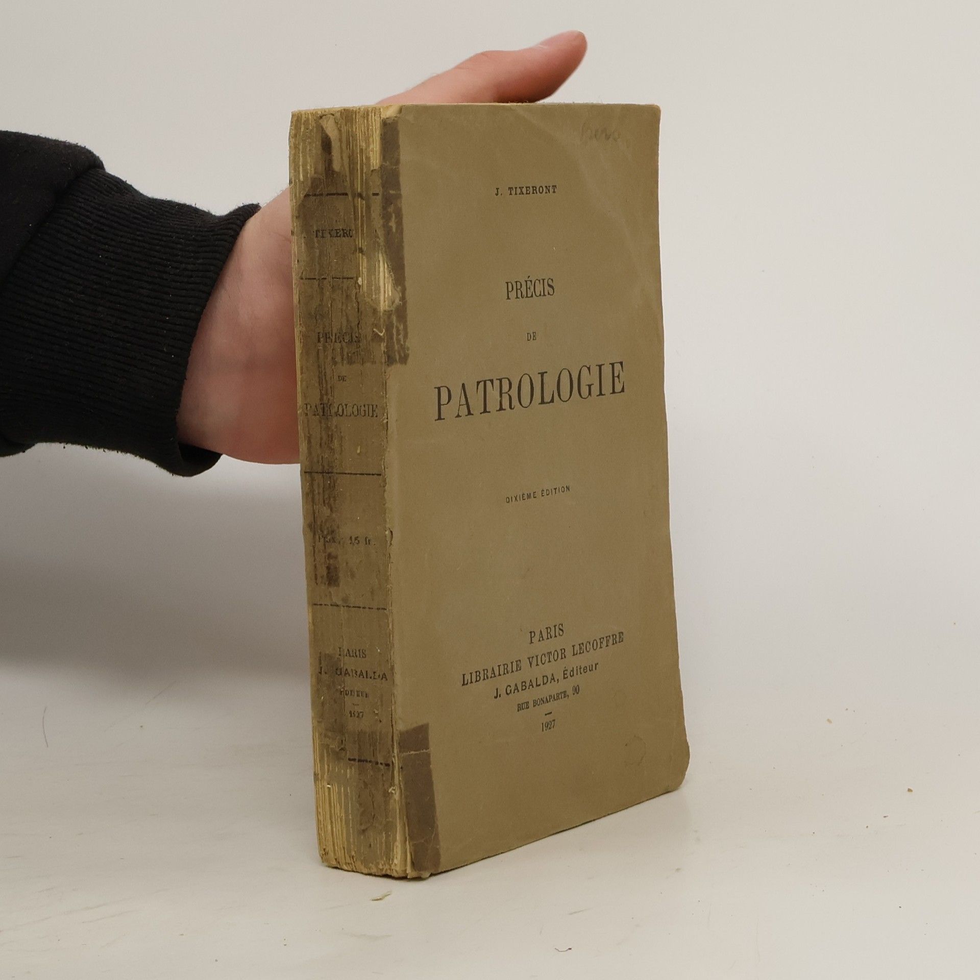 Joseph Tixeront Précis de patrologie