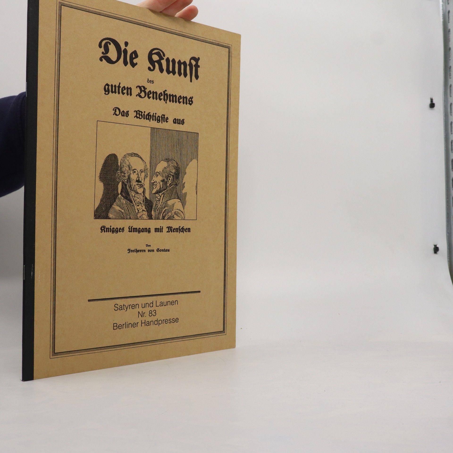 Freiherrn von Gontau Die Kunst des guten Benehmens