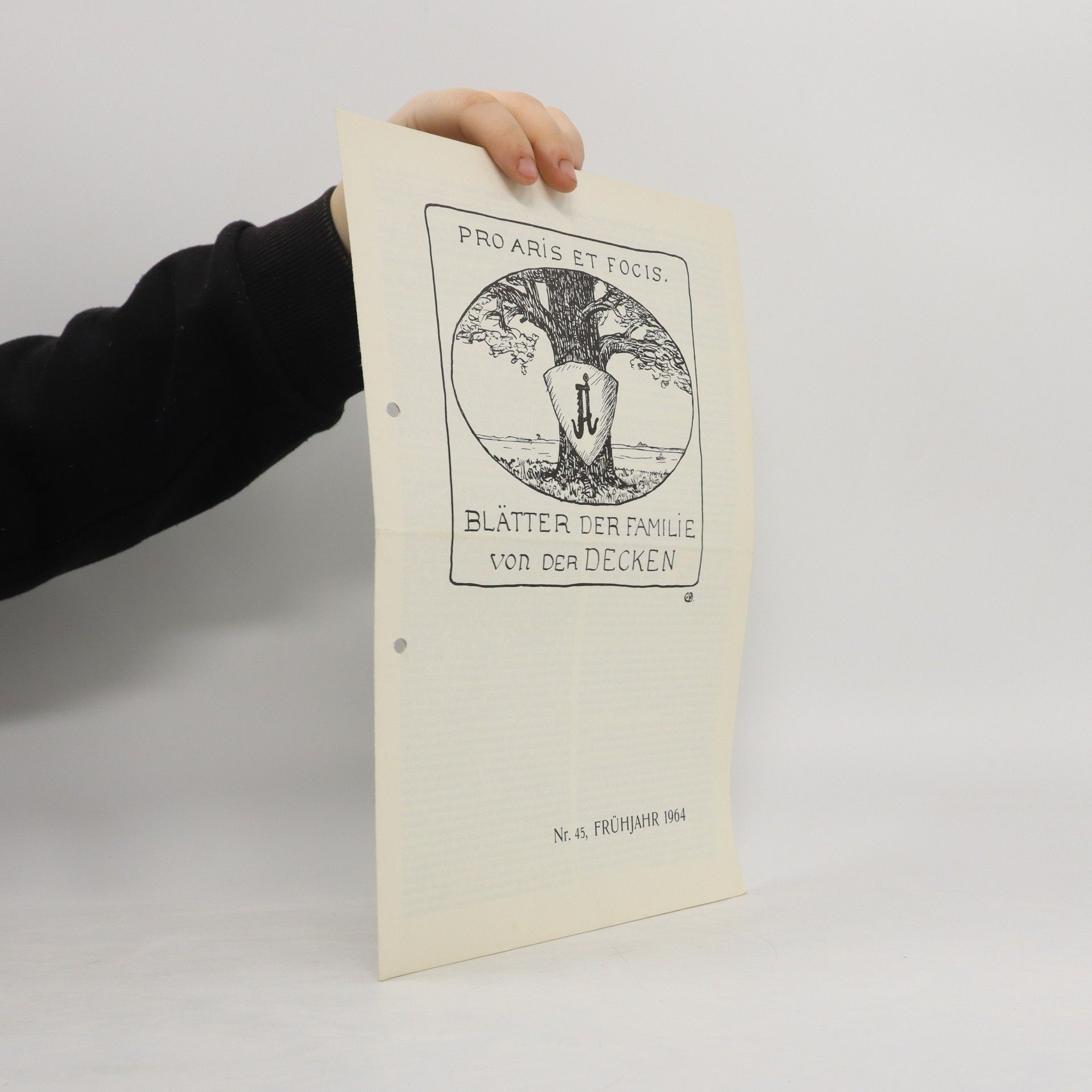 Auteurscollectief Pro Aris et Focis. Blätter der Familie von der Decken 45/1964