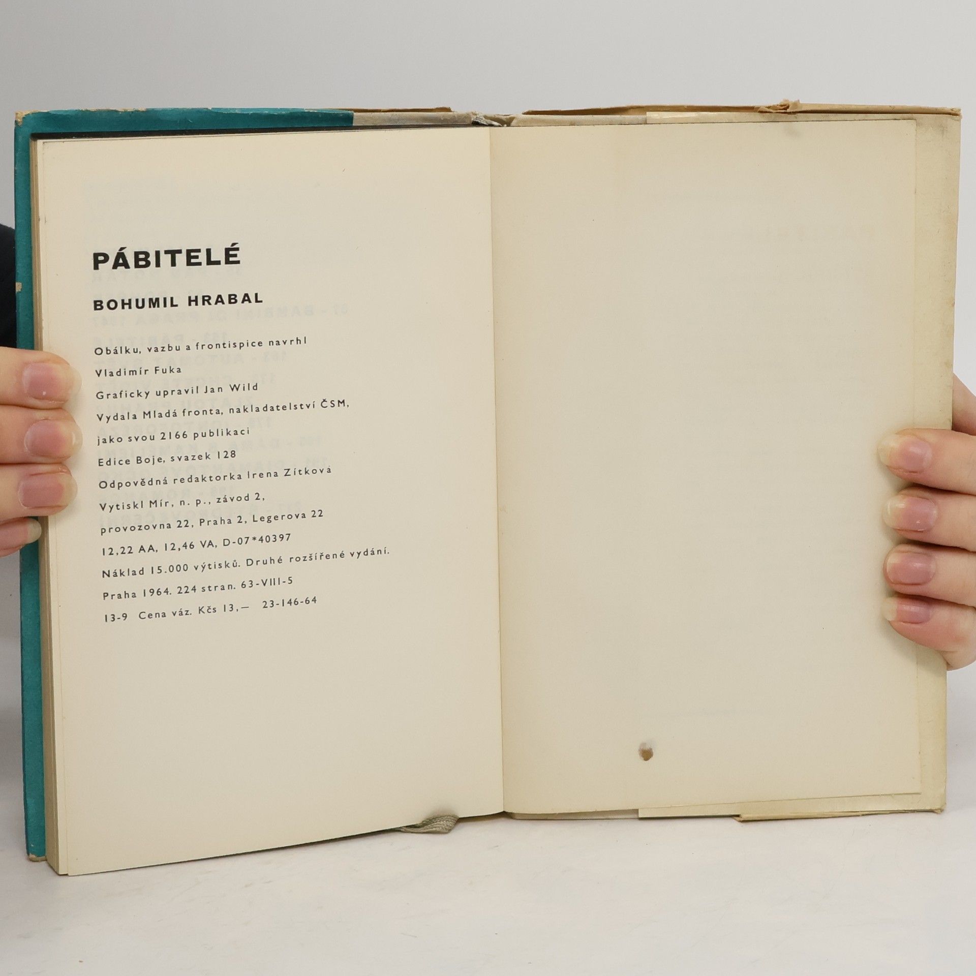 Bohumil Hrabal Pábitelé